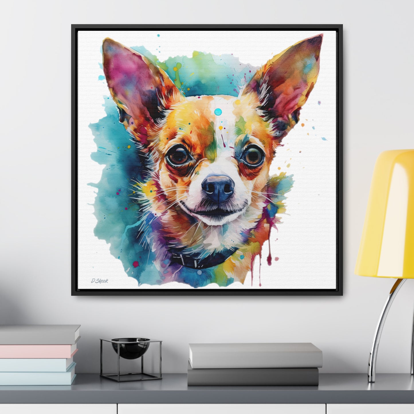 Chihuahua 1 Gallery Canvas Wraps, Square Frame