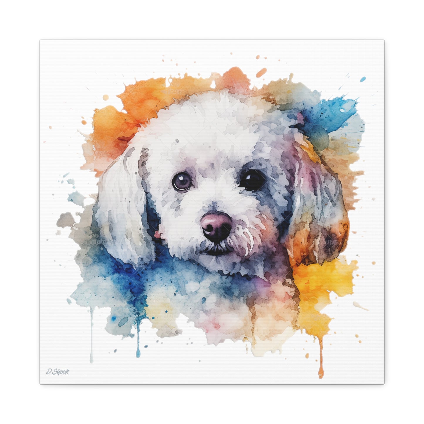 Bichon Frise 3 Canvas Gallery Wraps
