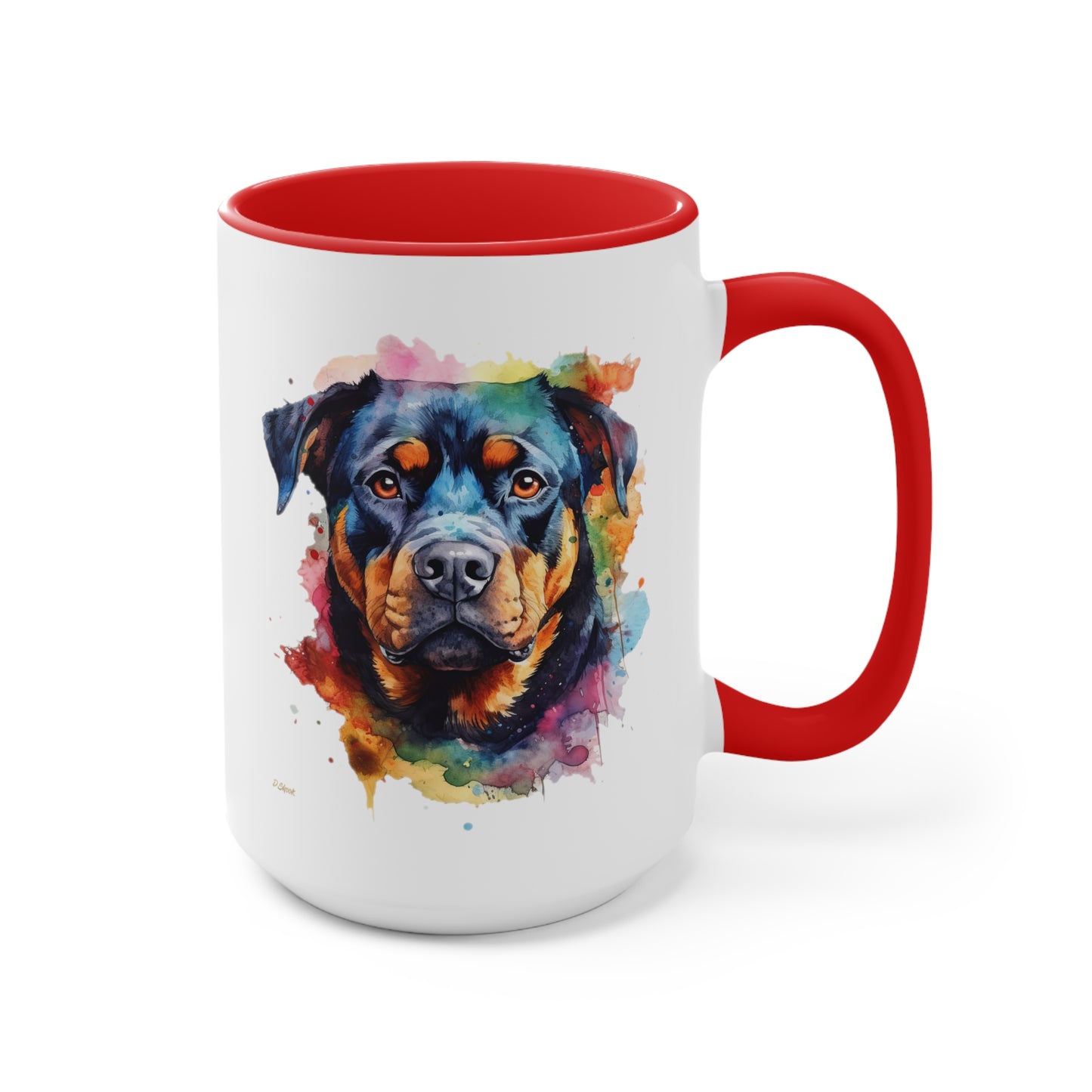 Rottweiler 1 Accent Mugs