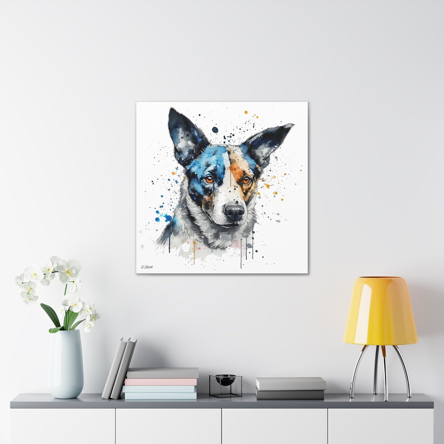 Blue Heeler 1 Canvas Gallery Wraps