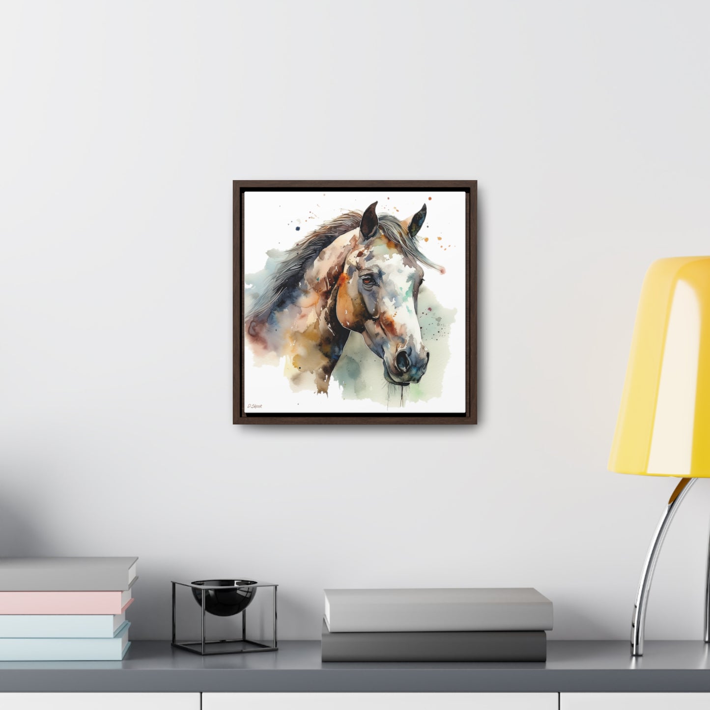 Horse Rescue 22 Gallery Canvas Wraps, Square Frame