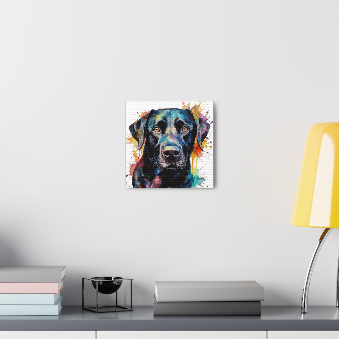 Black Lab 1 Canvas Gallery Wraps