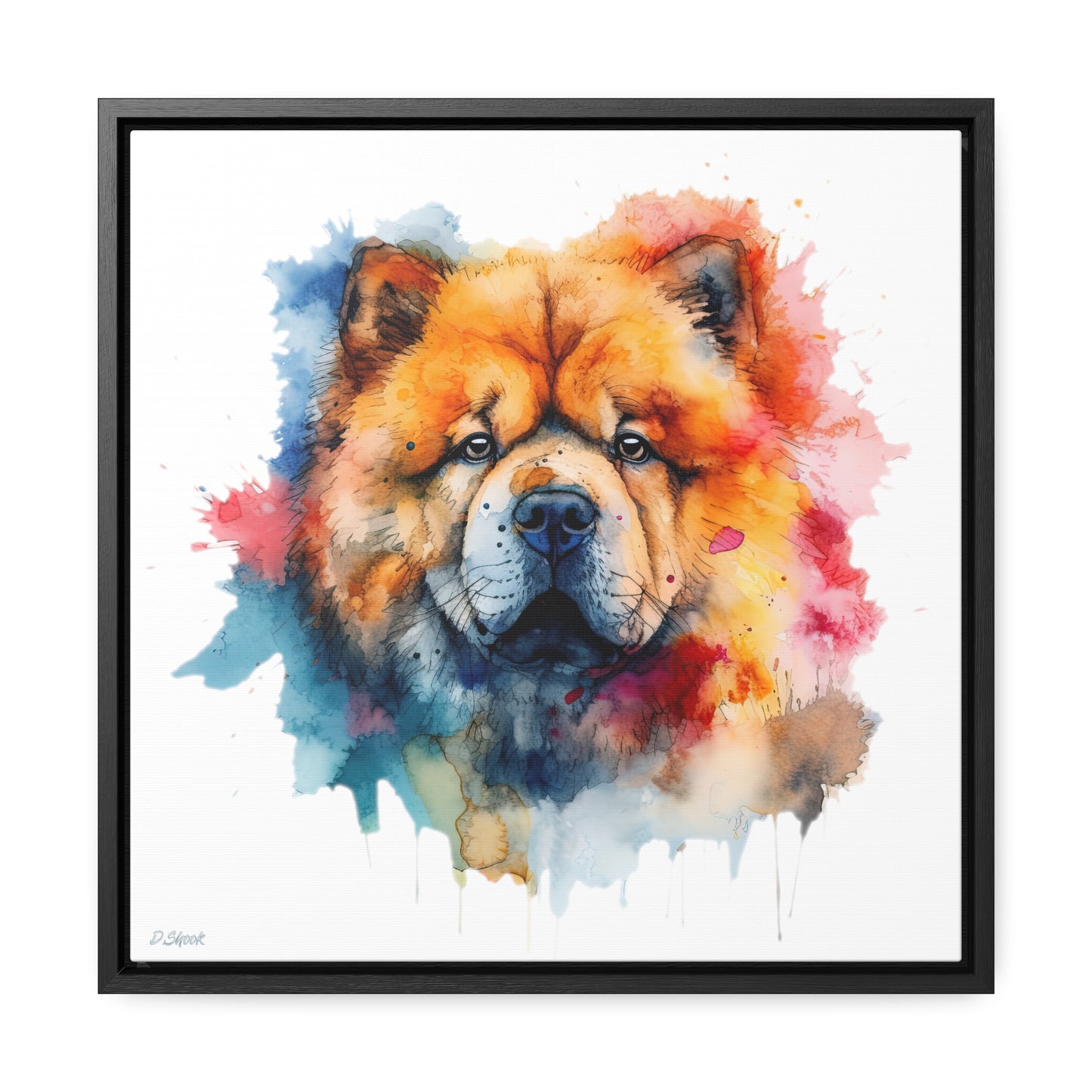 Chow Chow 1 Gallery Canvas Wraps, Square Frame