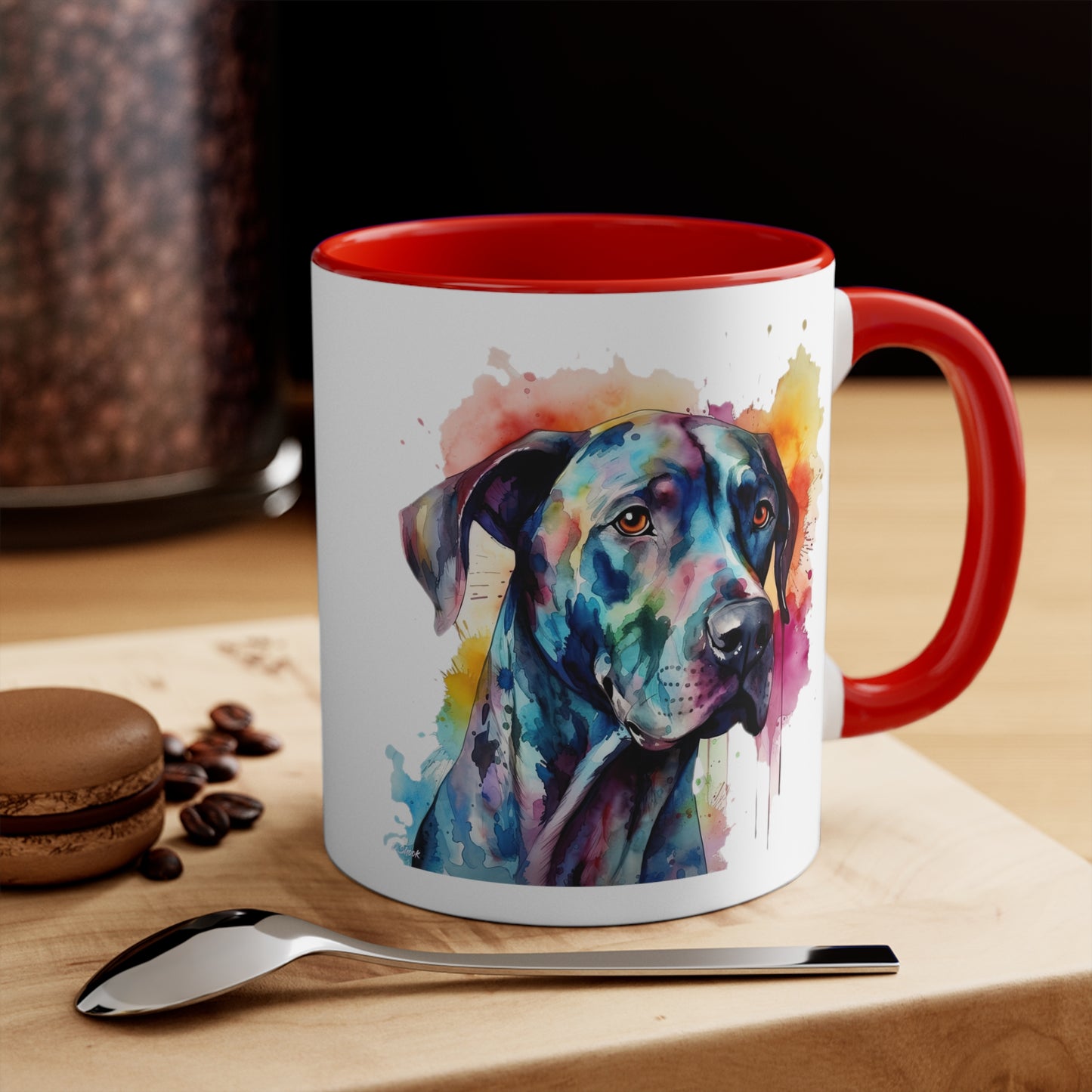 Great Dane 1 Accent Mugs