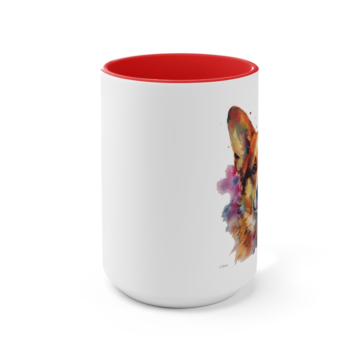 Pembroke Welsh Corgi 2 Accent Mugs