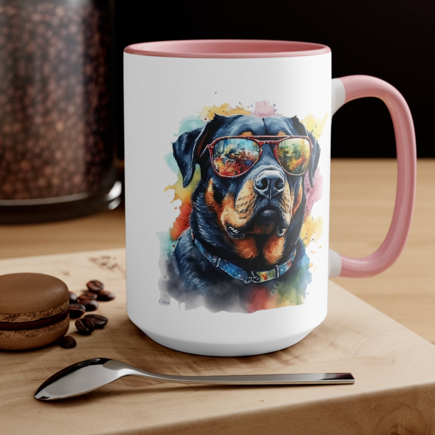 Rottweiler 6 Accent Mugs