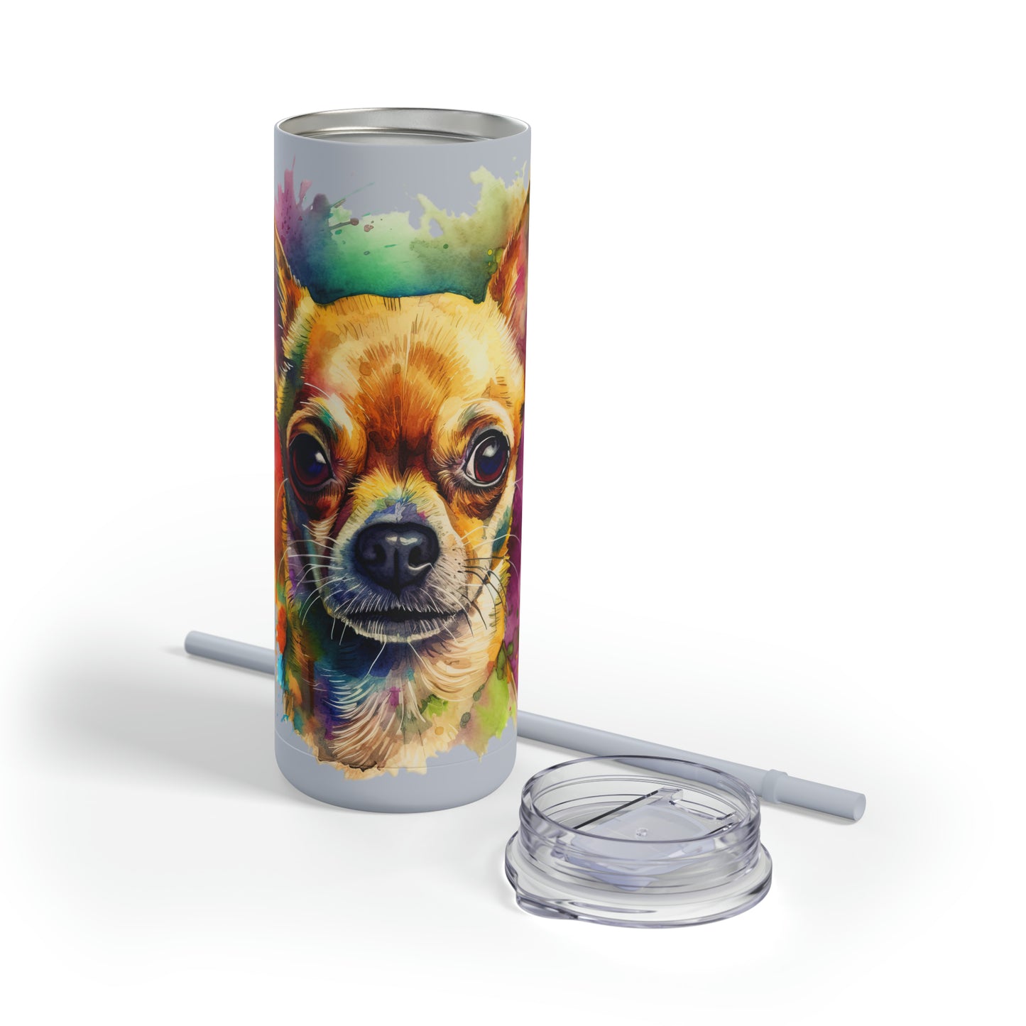 Chihuahua 7 Maars Maker Skinny Matte Tumbler, 20oz
