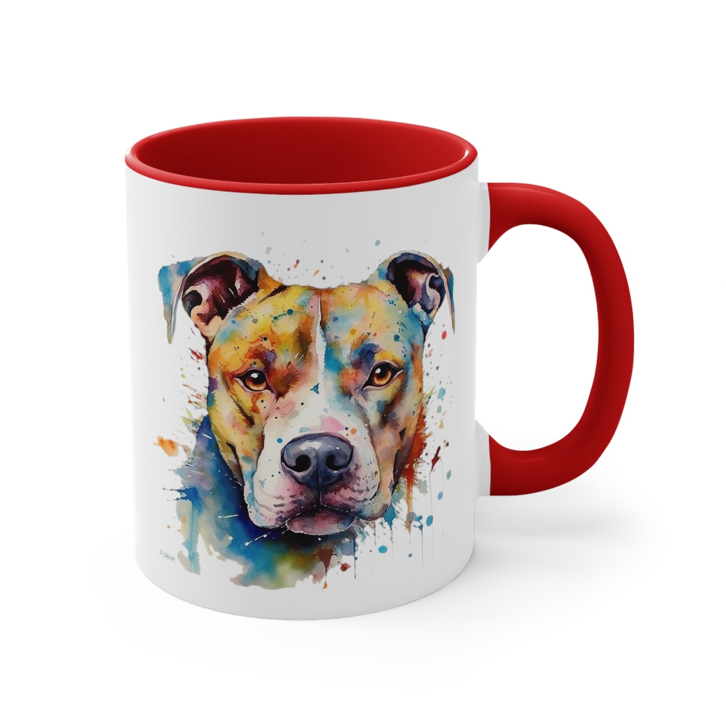 Pitbull 3 Accent Mugs