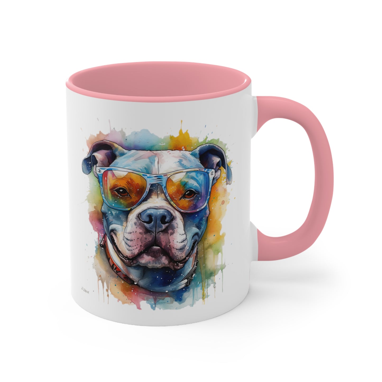 Pitbull 4 Accent Mugs
