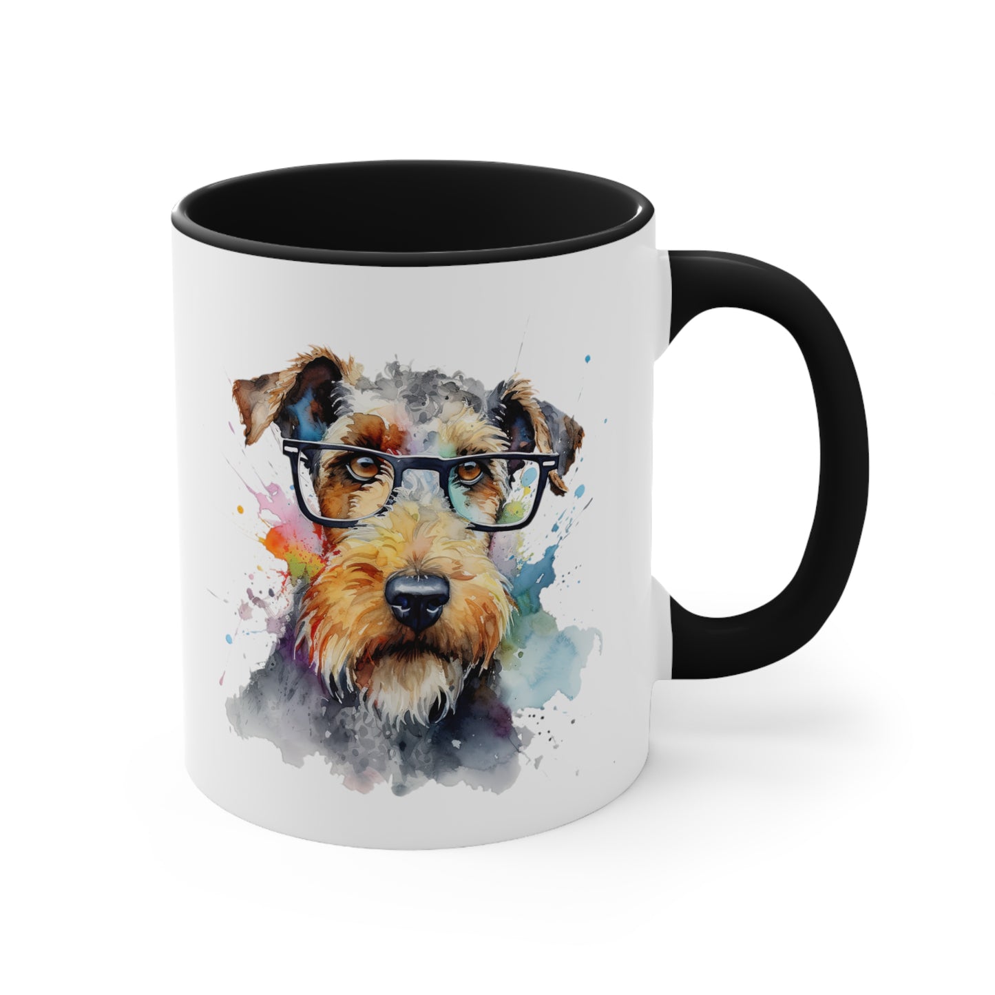 Airedale Terrier 7 Accent Mugs