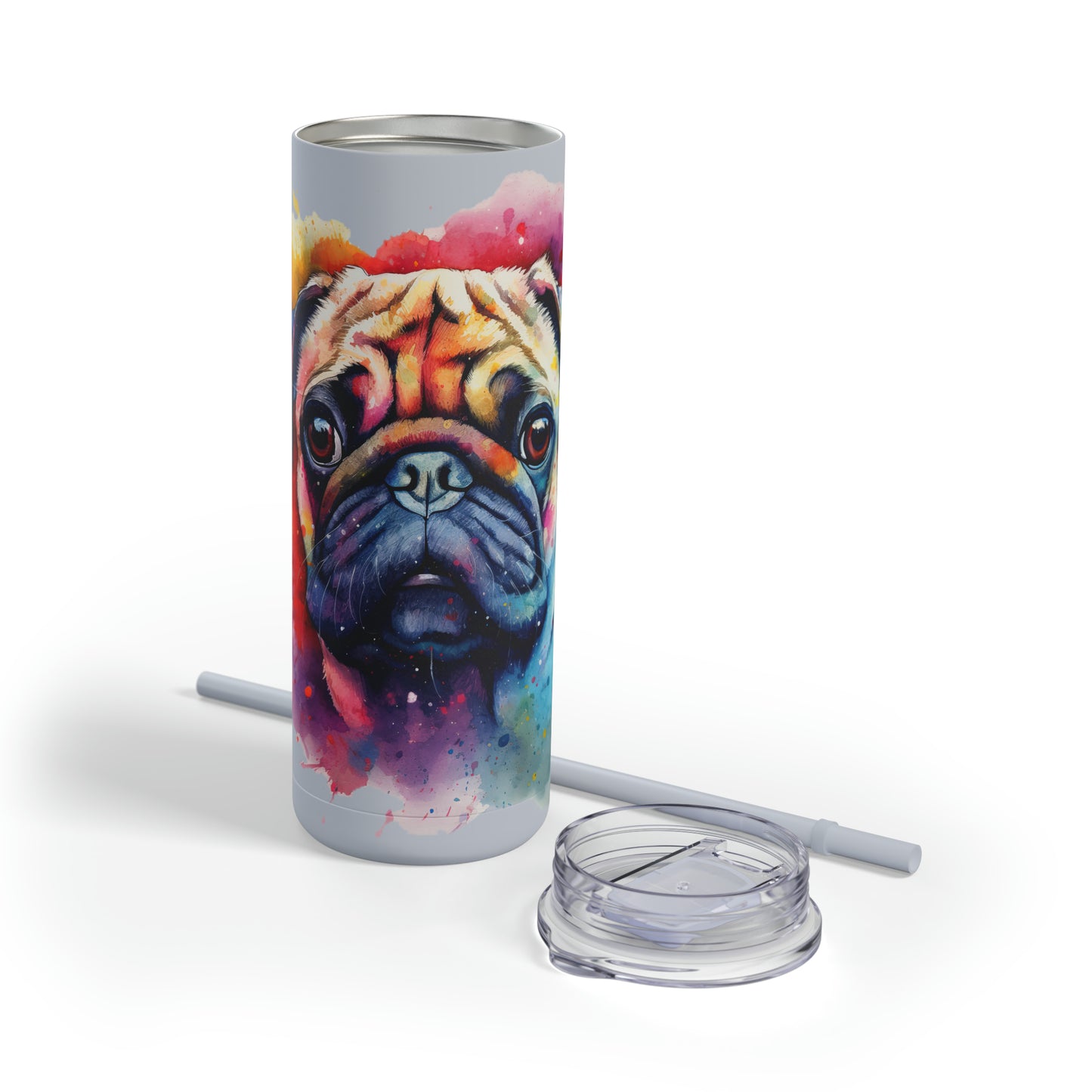 Pug 1 Maars Maker Skinny Matte Tumbler, 20oz
