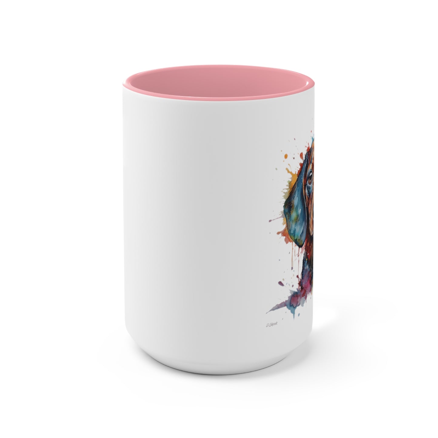 Dachshund 3 Accent Mugs