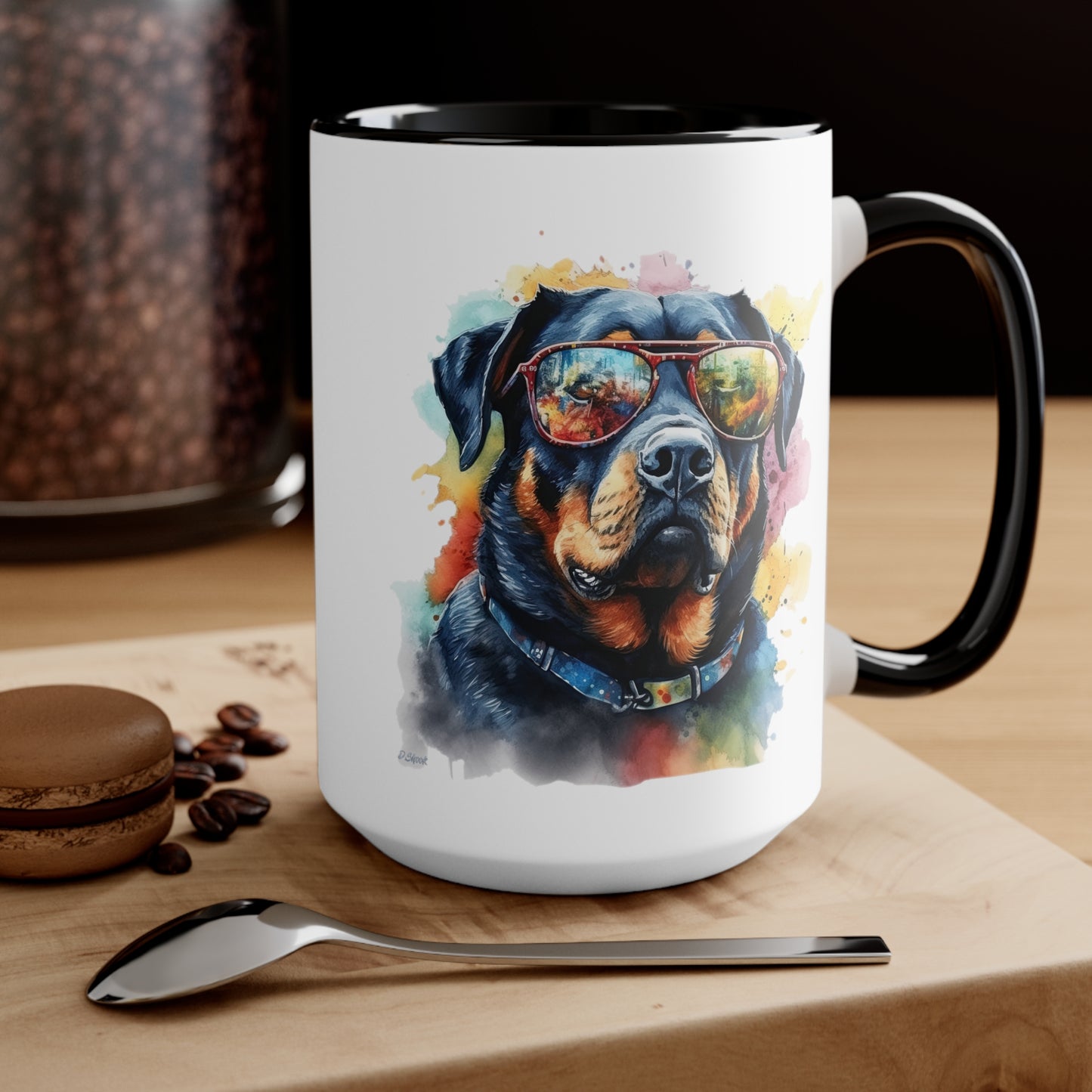 Rottweiler 6 Accent Mugs