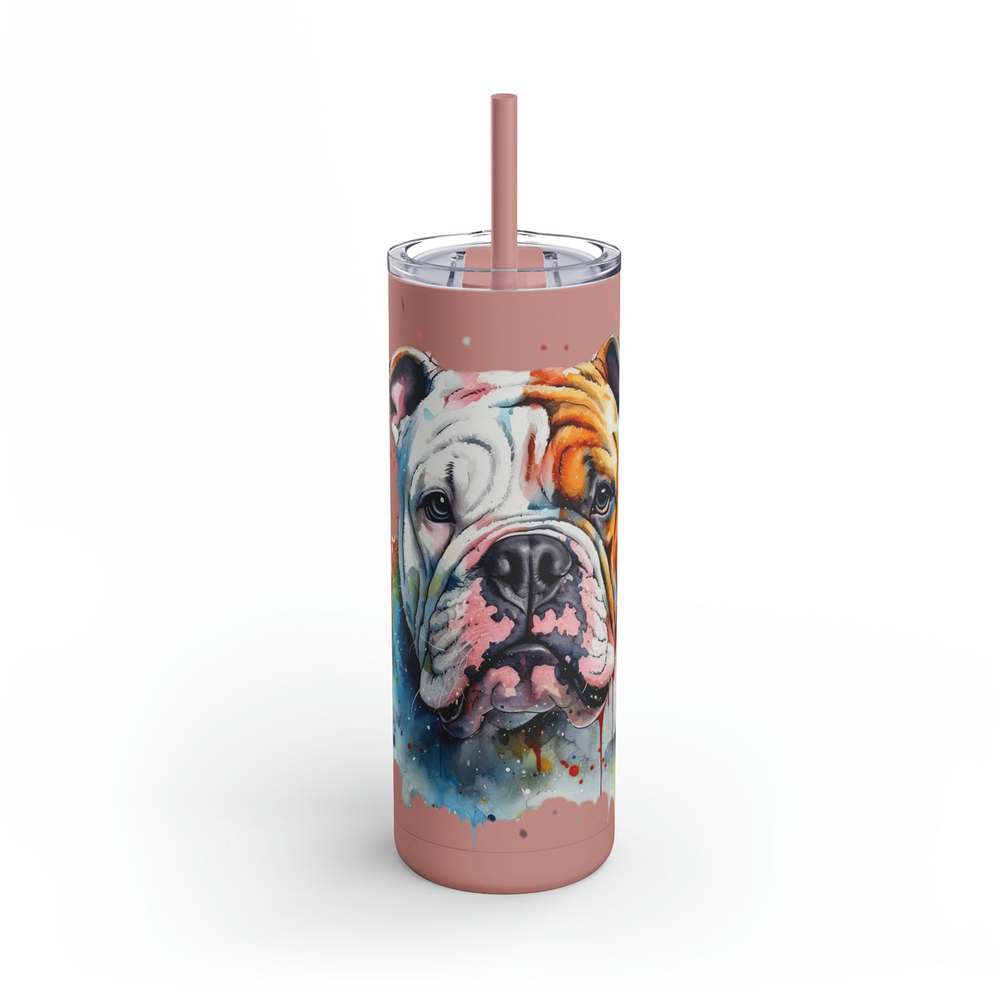 Bulldog 3 Maars Maker Skinny Matte Tumbler, 20oz