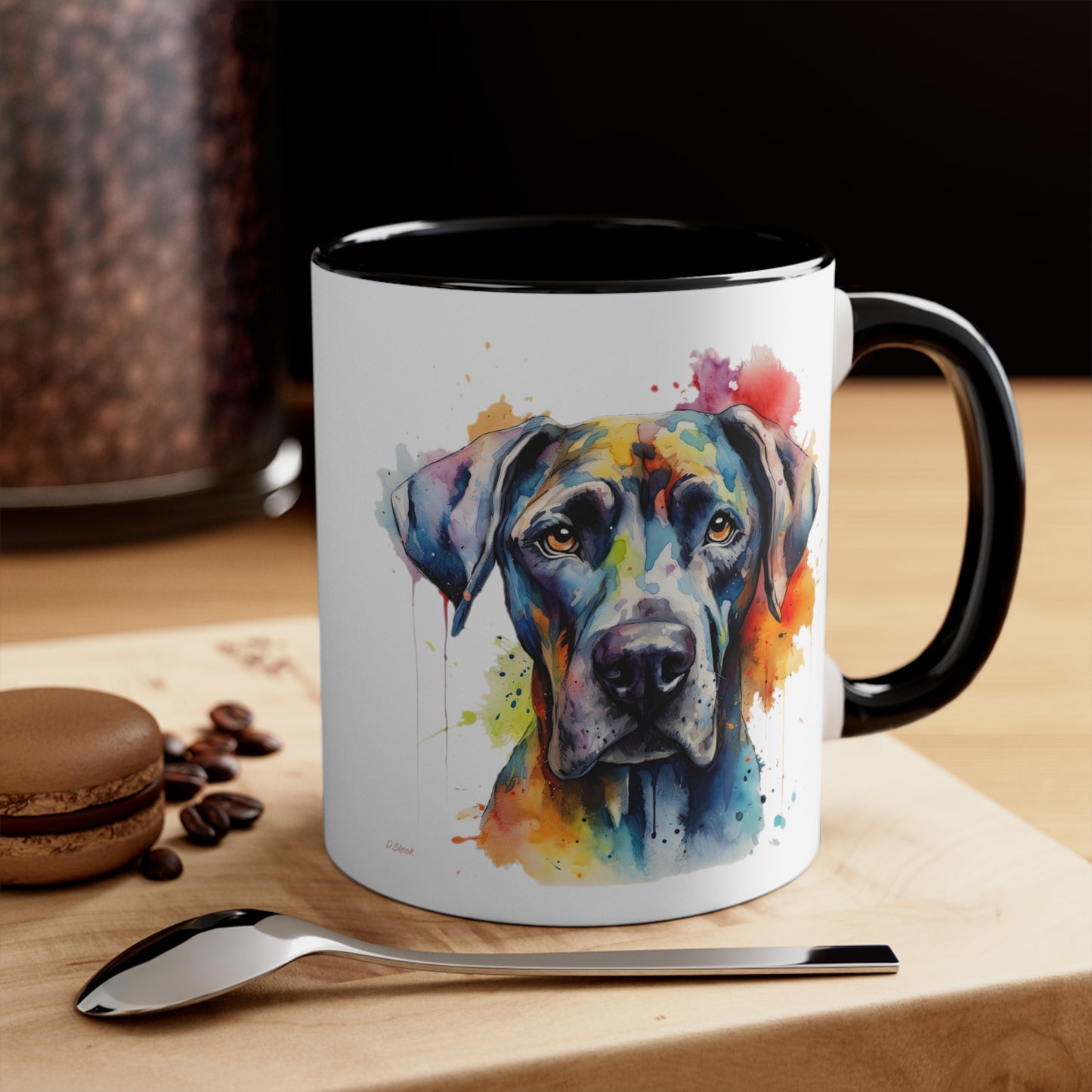 Great Dane 2 Accent Mugs