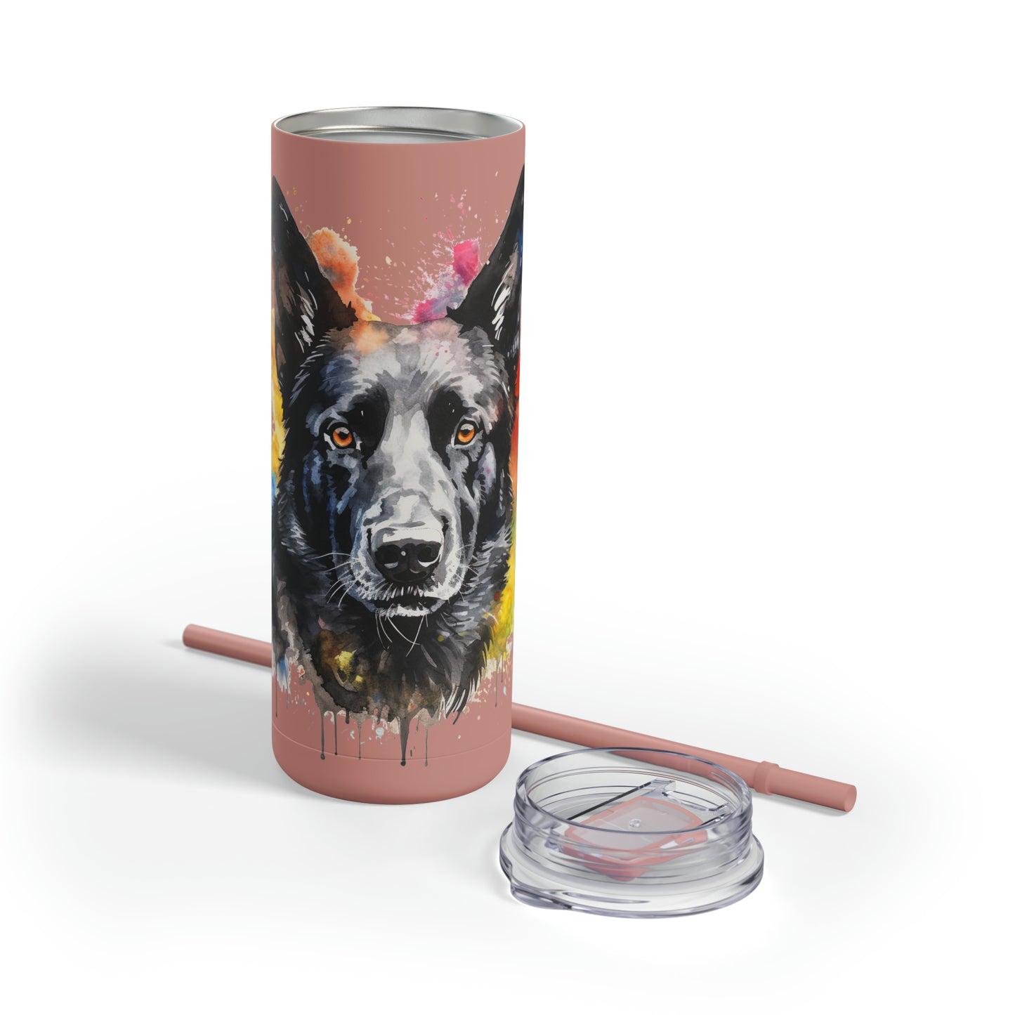 German Sheppard 21 Maars Maker Skinny Matte Tumbler, 20oz