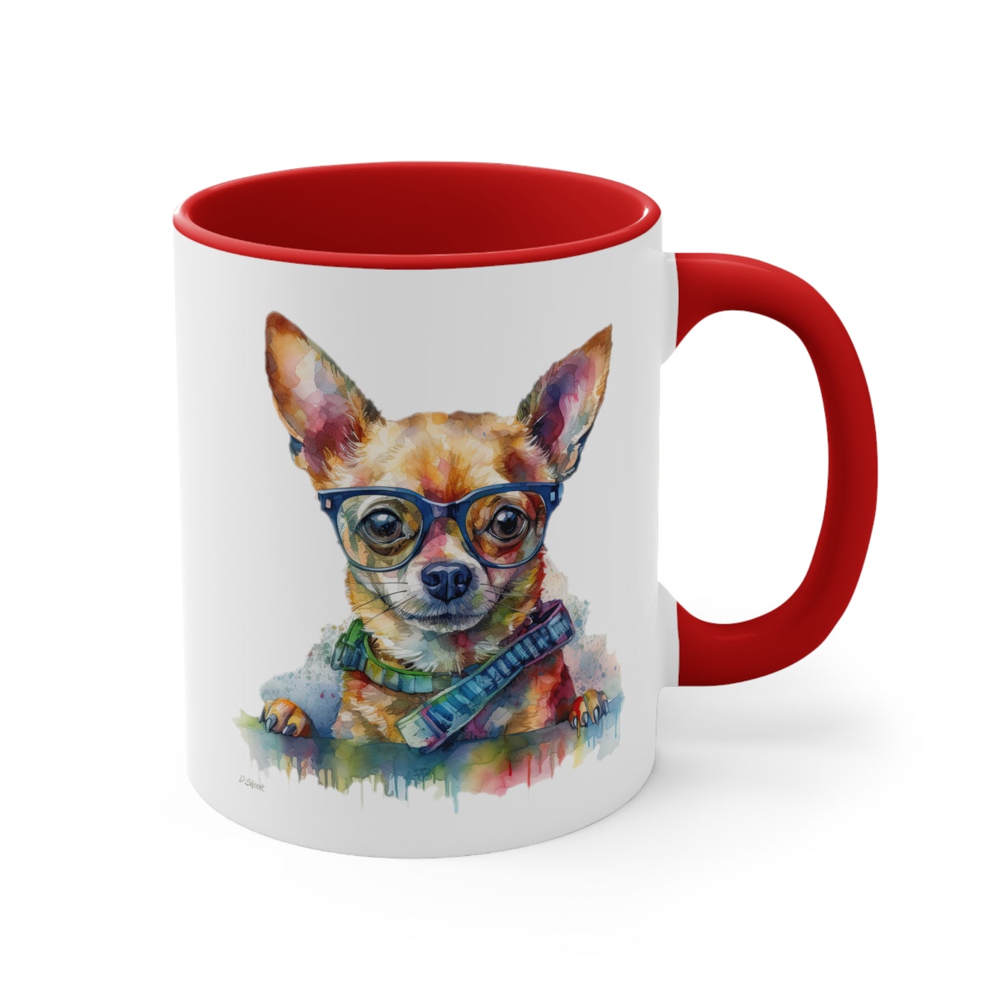 Chihuahua 4 Accent Mugs