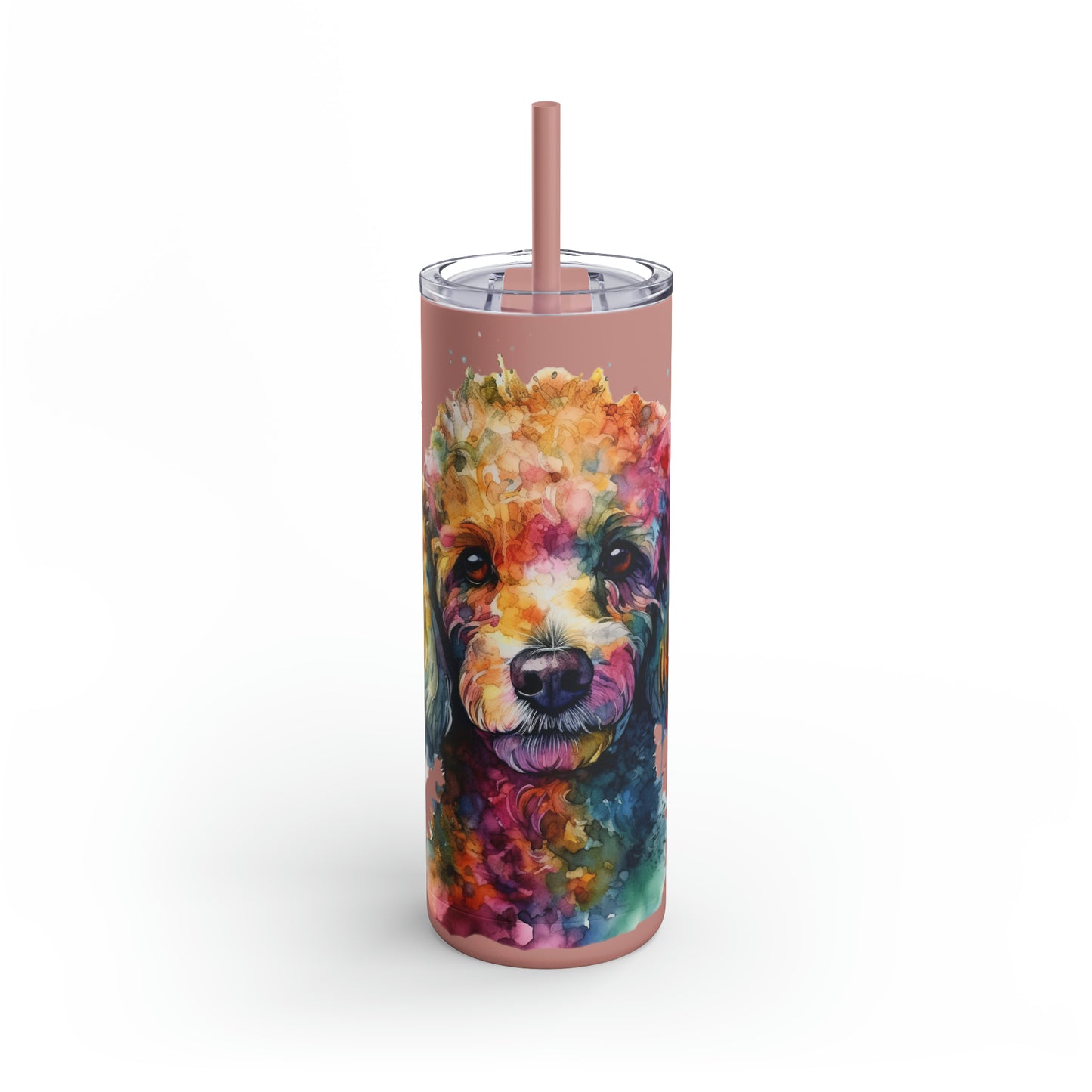 Poodle 2 Maars Maker Skinny Matte Tumbler, 20oz