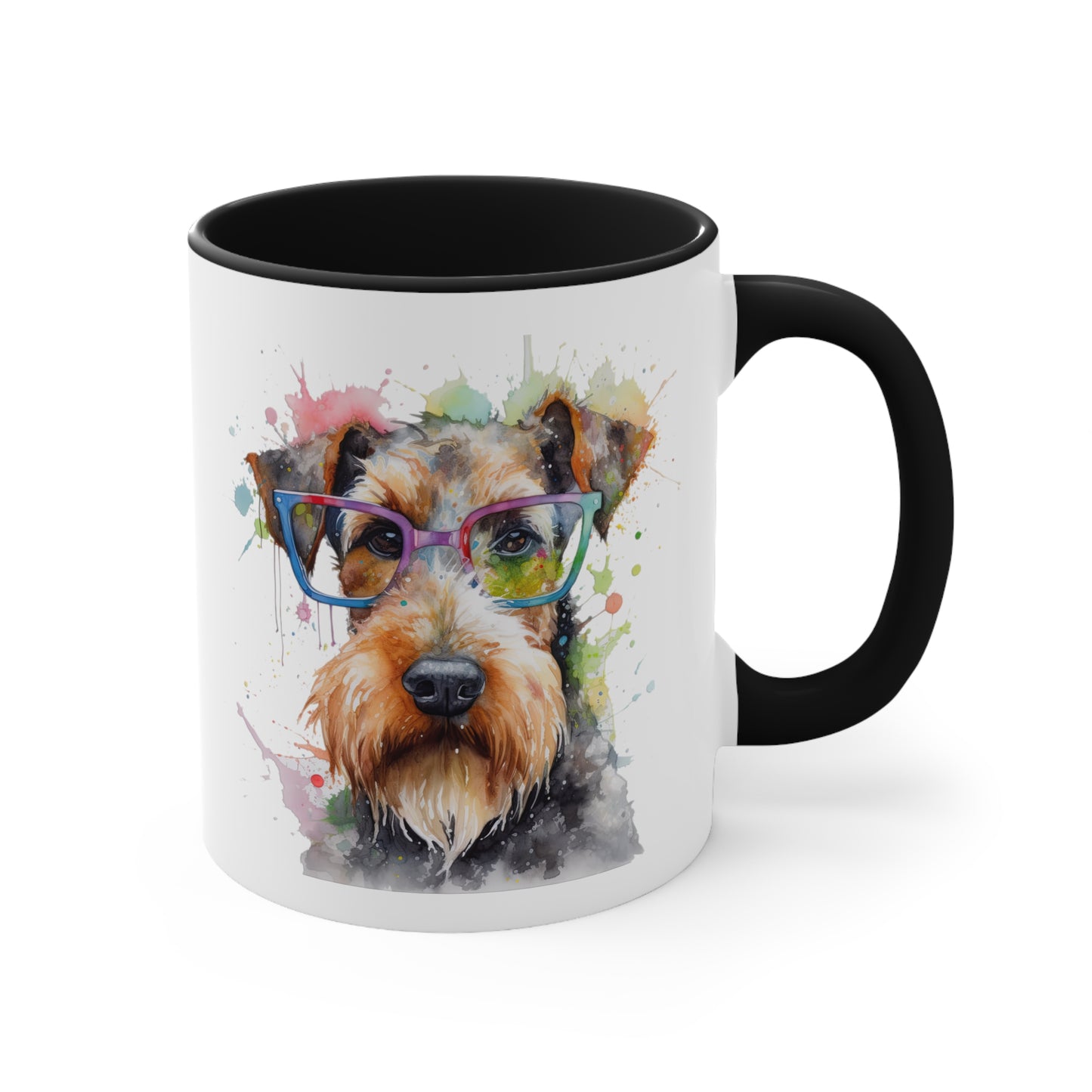 Airedale Terrier 6 Accent Mugs