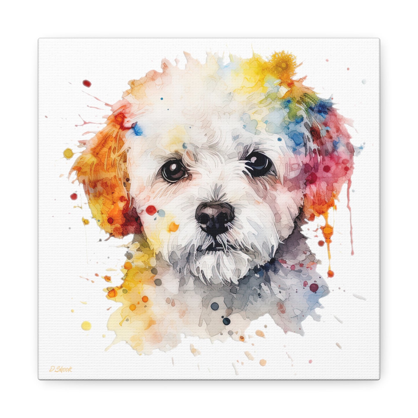 Bichon Frise 2 Canvas Gallery Wraps
