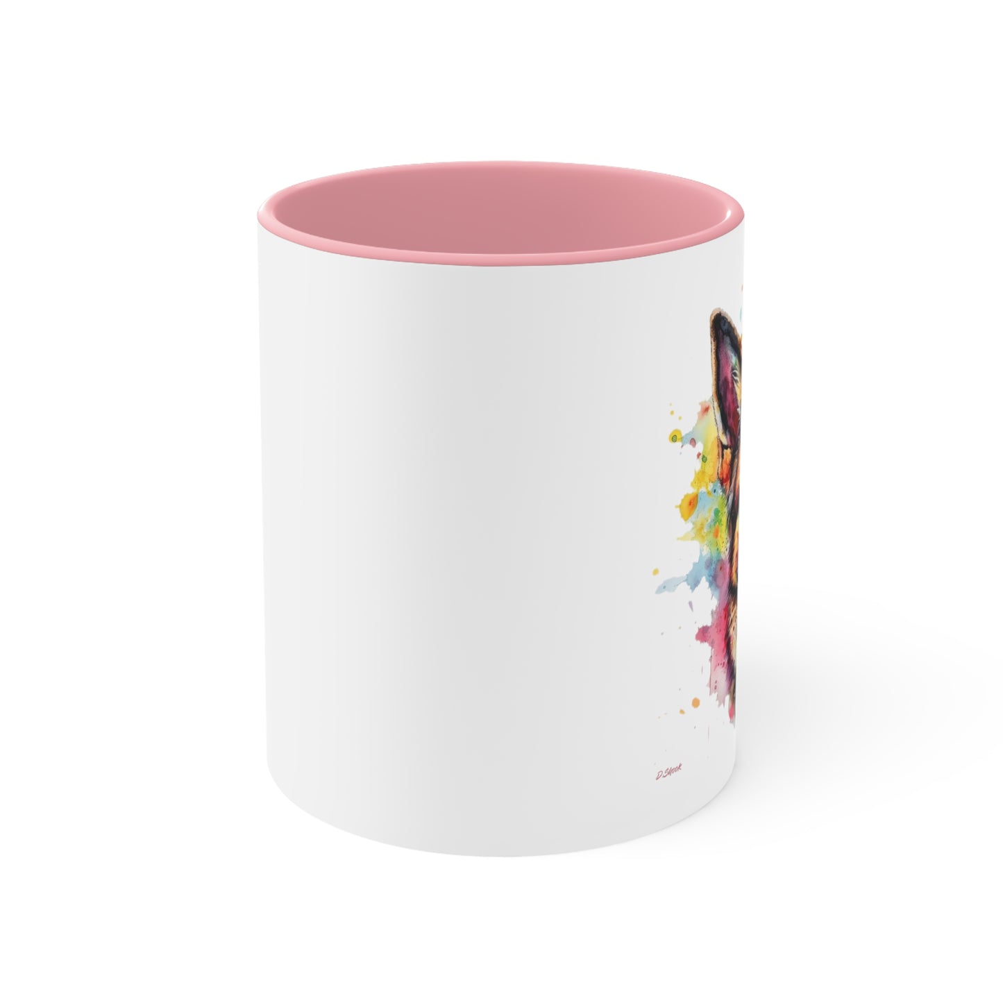 German Sheppard 1 Accent Mugs