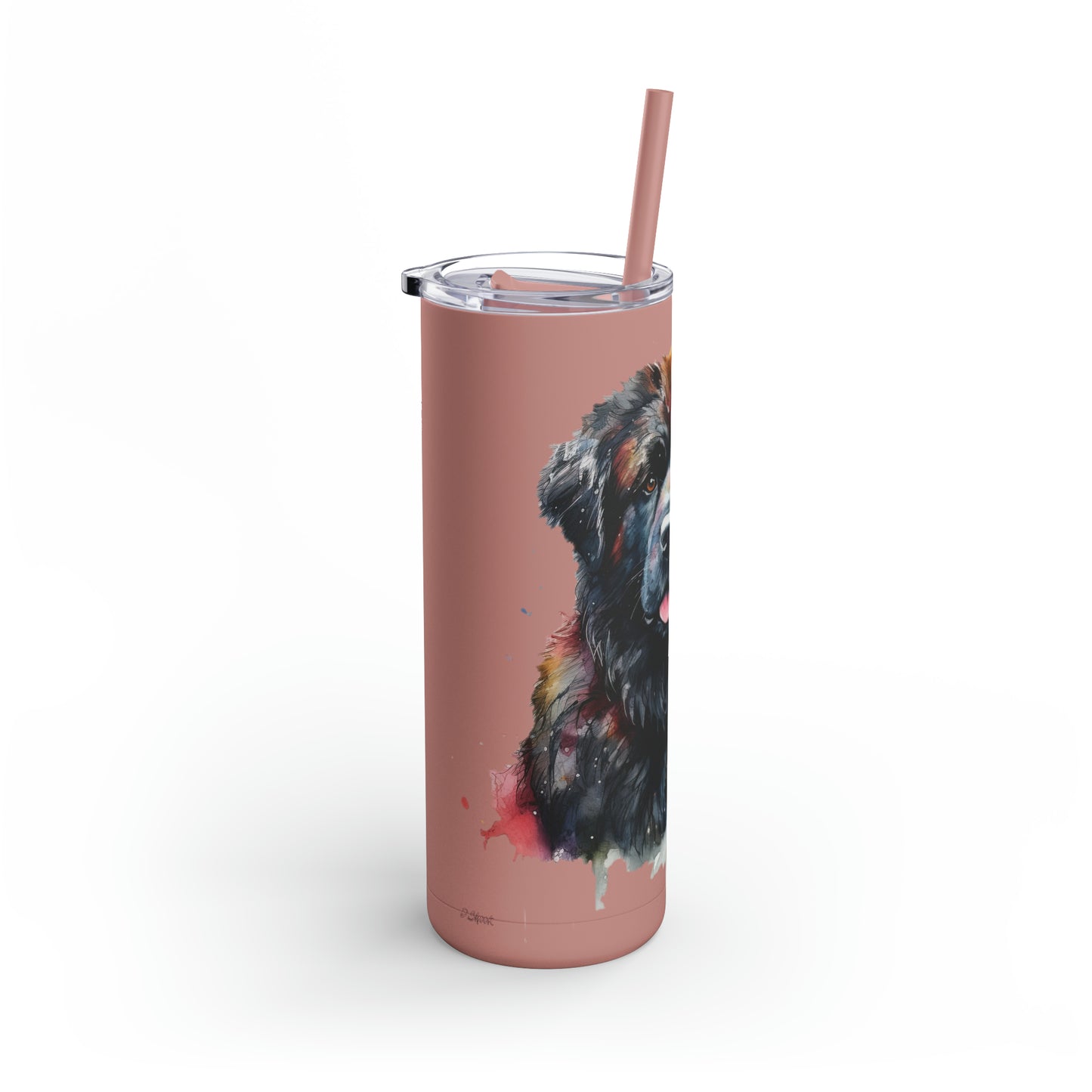 Newfoundland Dog 1 Maars Maker Skinny Matte Tumbler, 20oz