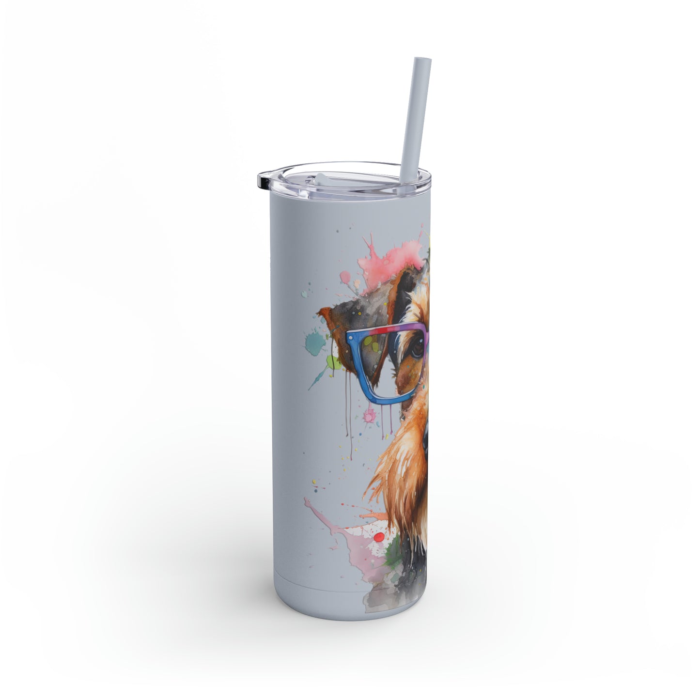 Airedale Terrier 6 Maars Maker Skinny Matte Tumbler, 20oz