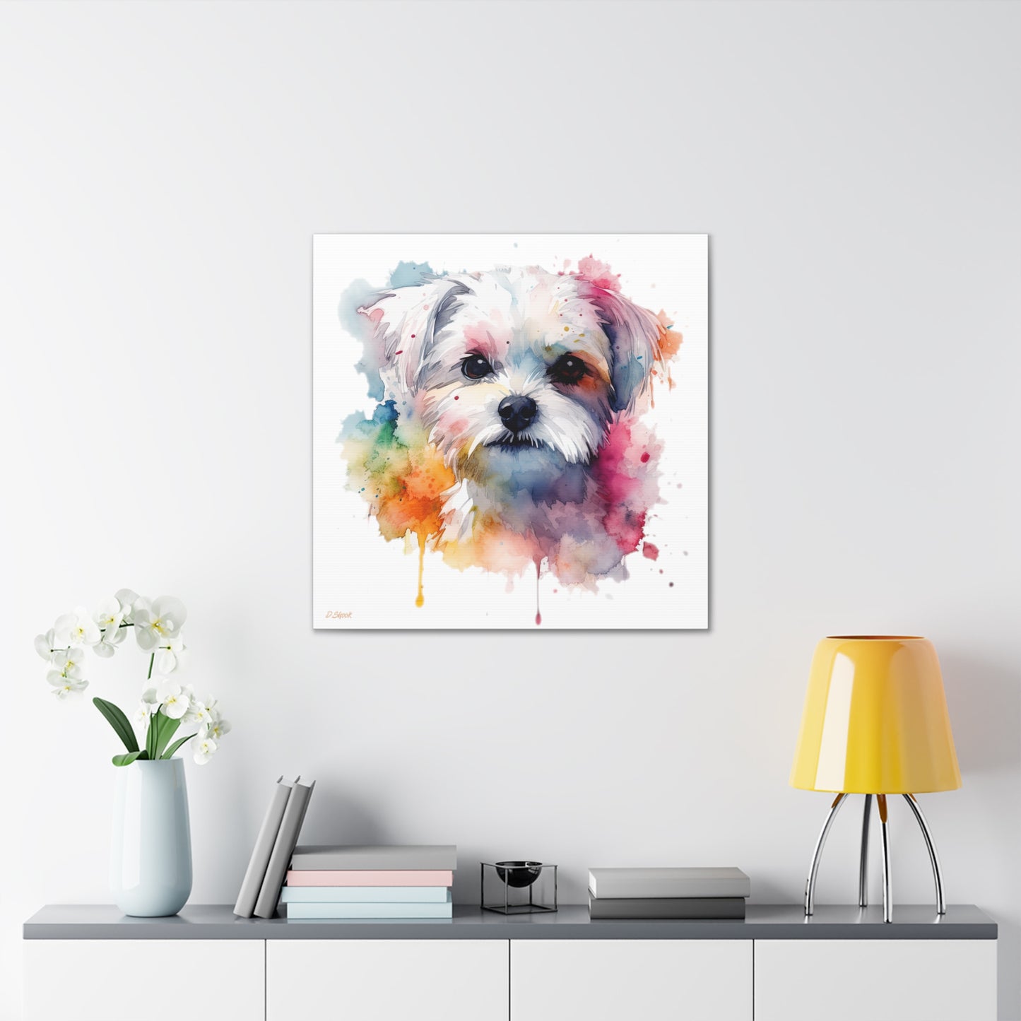 Maltese Dog 1 Canvas Gallery Wraps