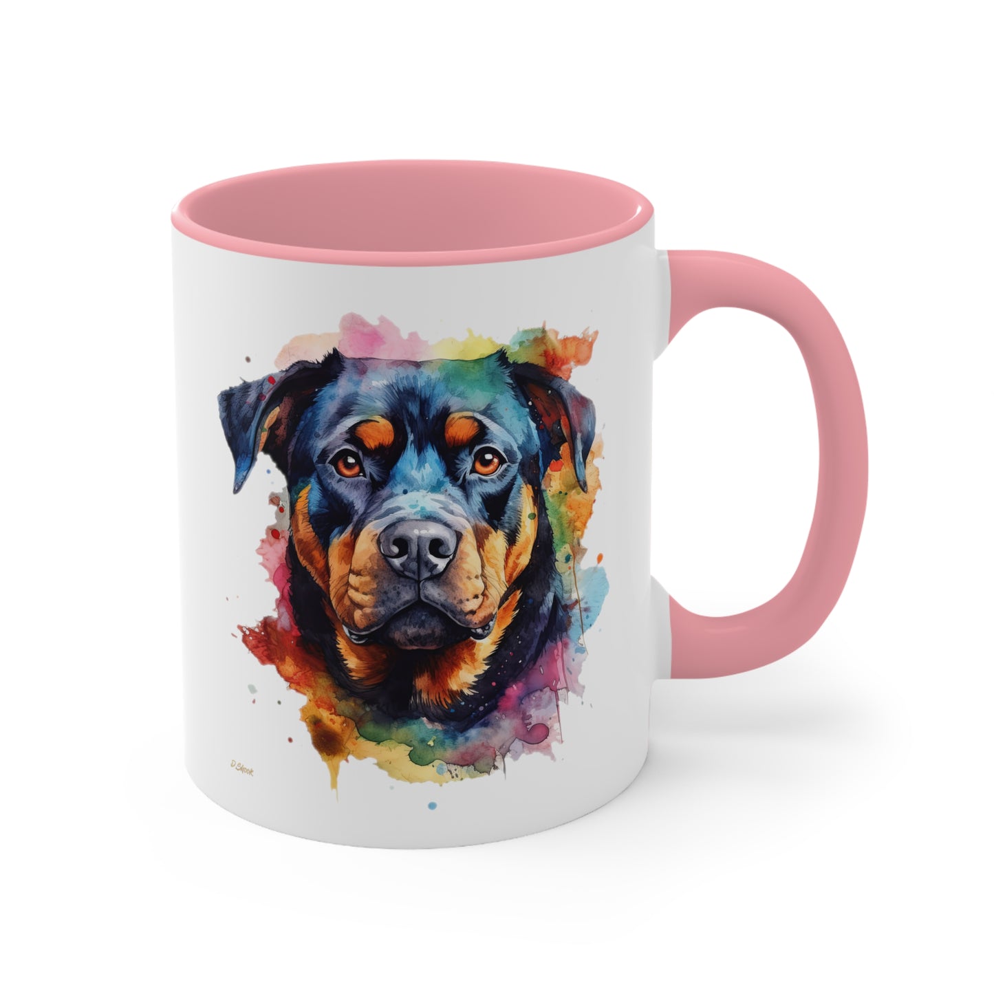 Rottweiler 1 Accent Mugs