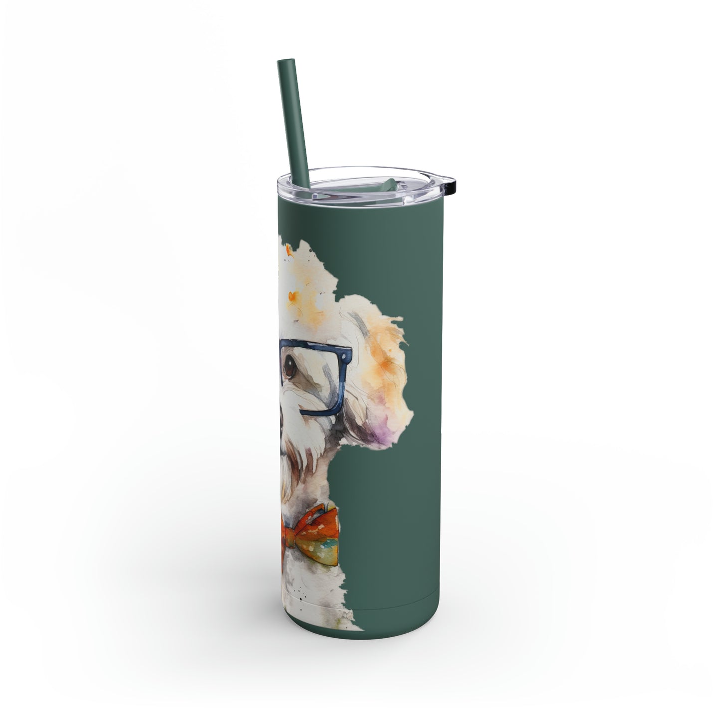 Bichon Frise 4 Maars Maker Skinny Matte Tumbler, 20oz