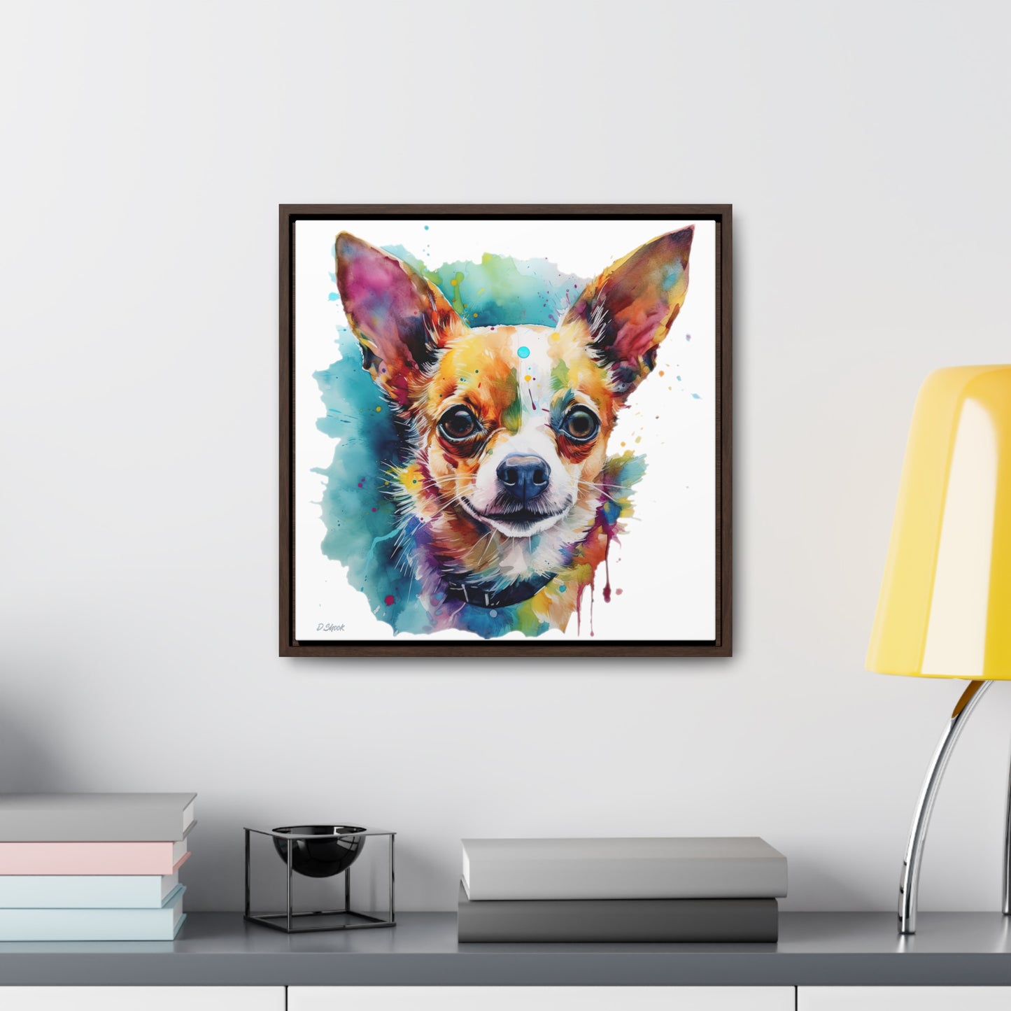 Chihuahua 1 Gallery Canvas Wraps, Square Frame