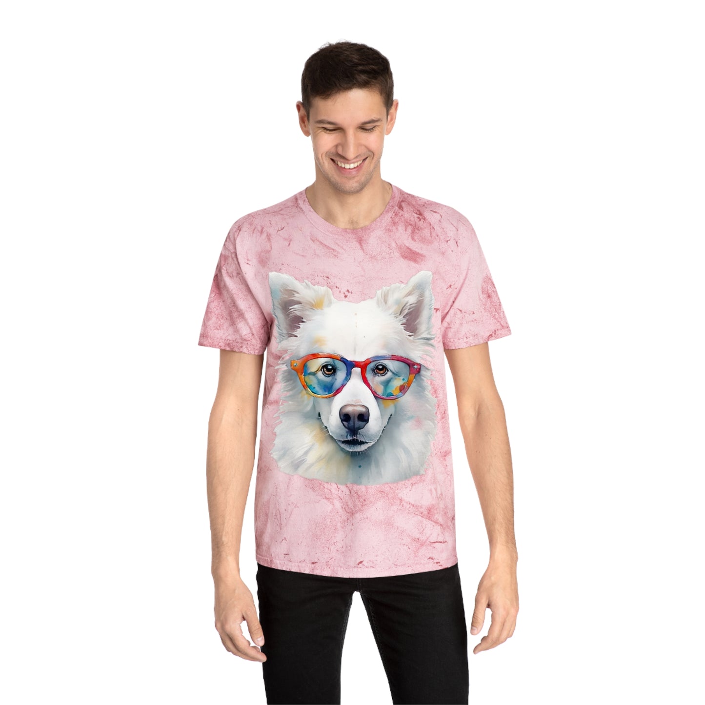 American Eskimo Dog 5 Unisex Color Blast T-Shirt