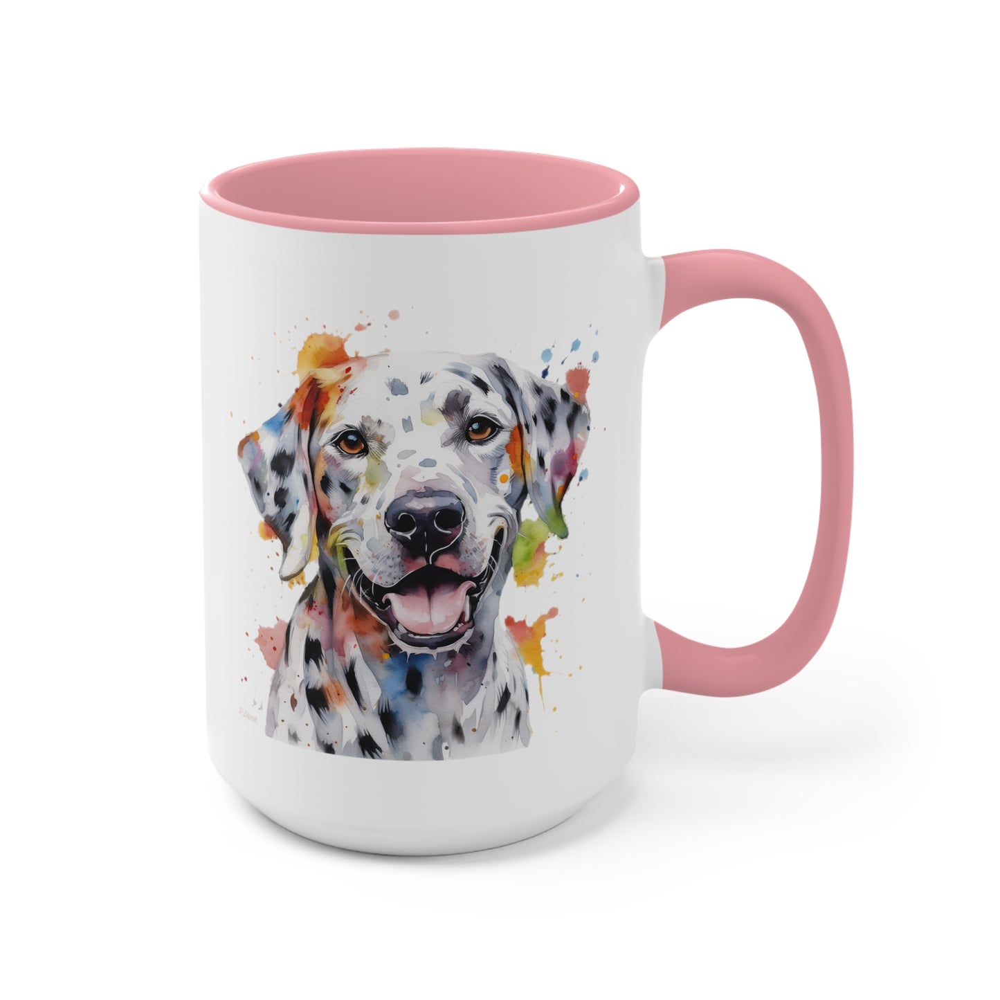 Dalmatian 1 Accent Mugs