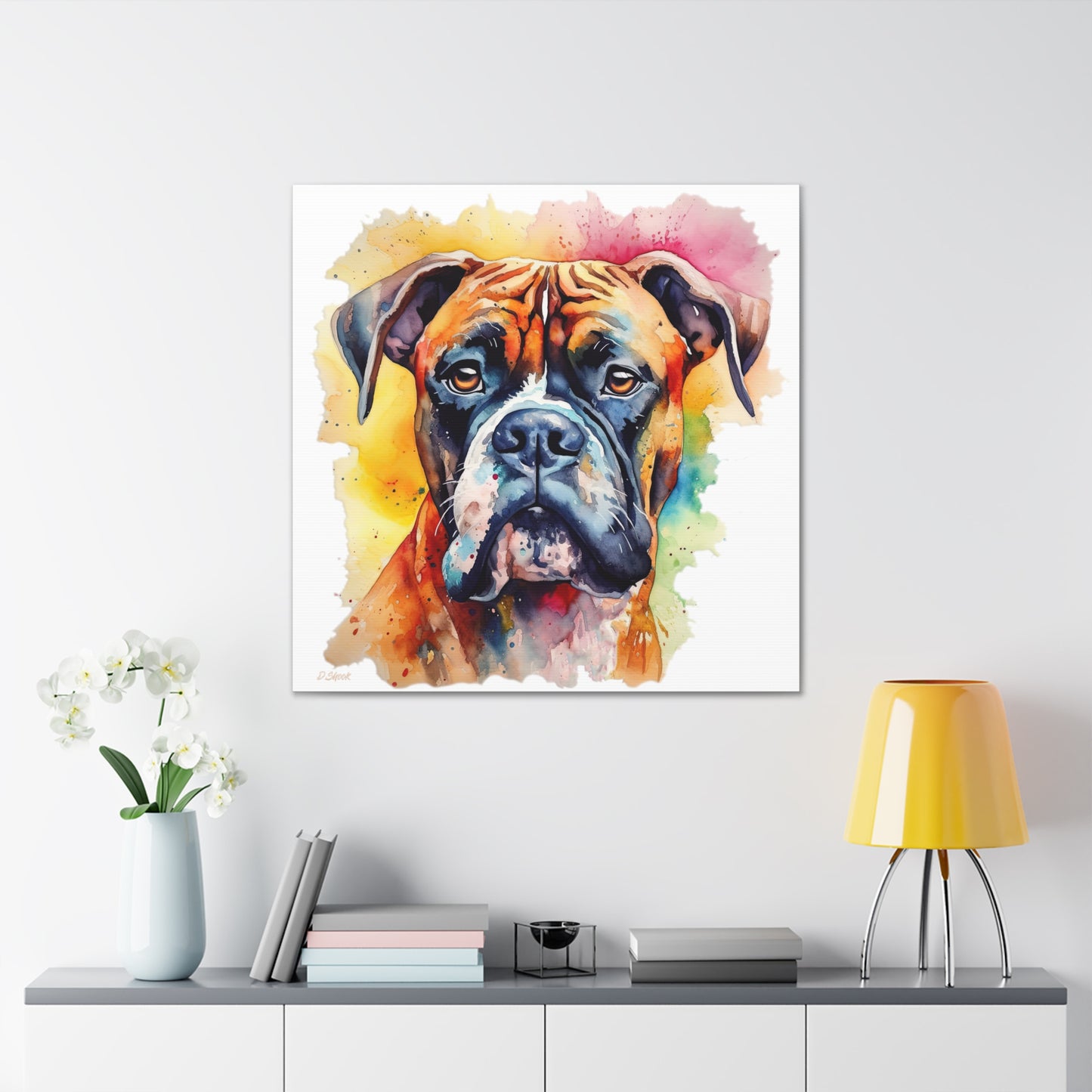 Boxer 1 Canvas Gallery Wraps