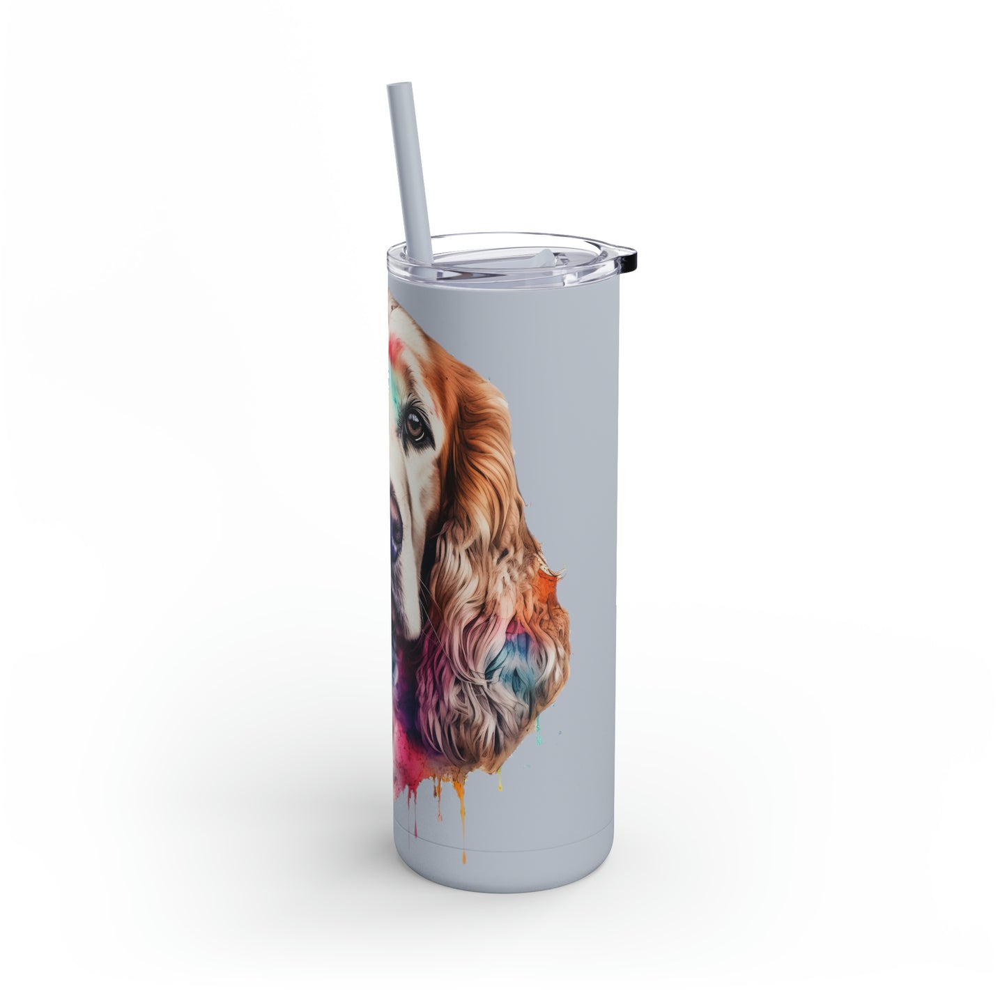 English Cocker Spaniel 2 Maars Maker Skinny Matte Tumbler, 20oz