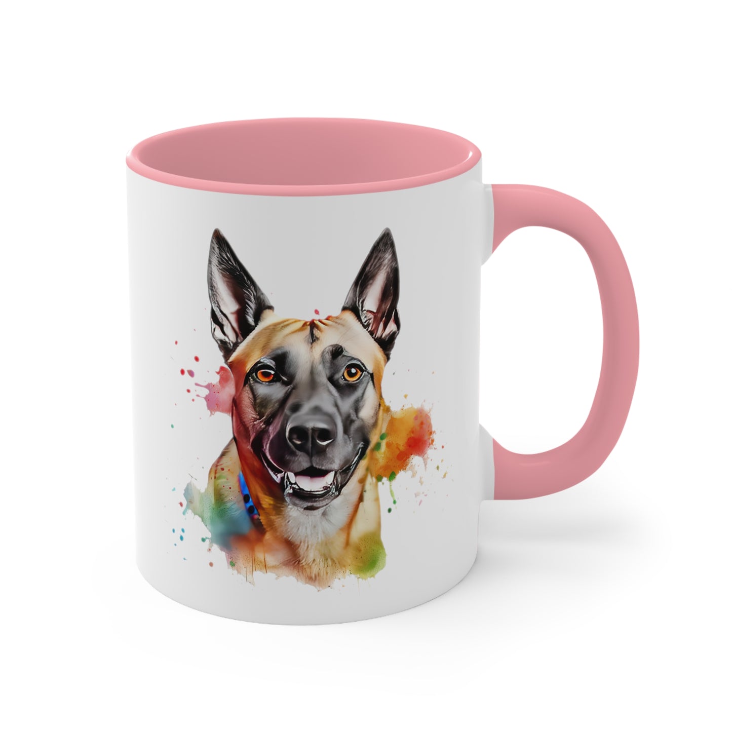 Belgium Malinois 4 Accent Mugs