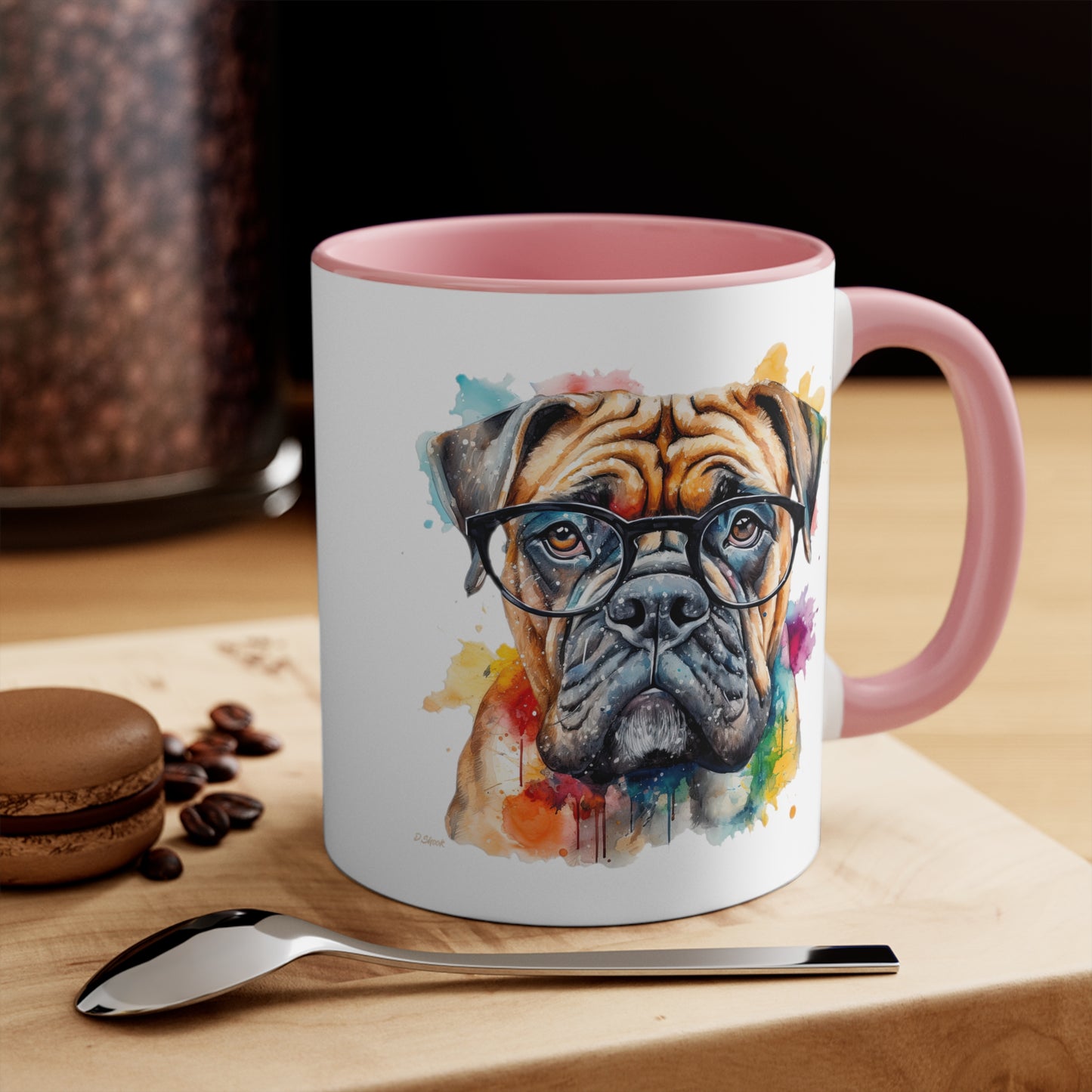 Bullmastiff 6 Accent Mugs