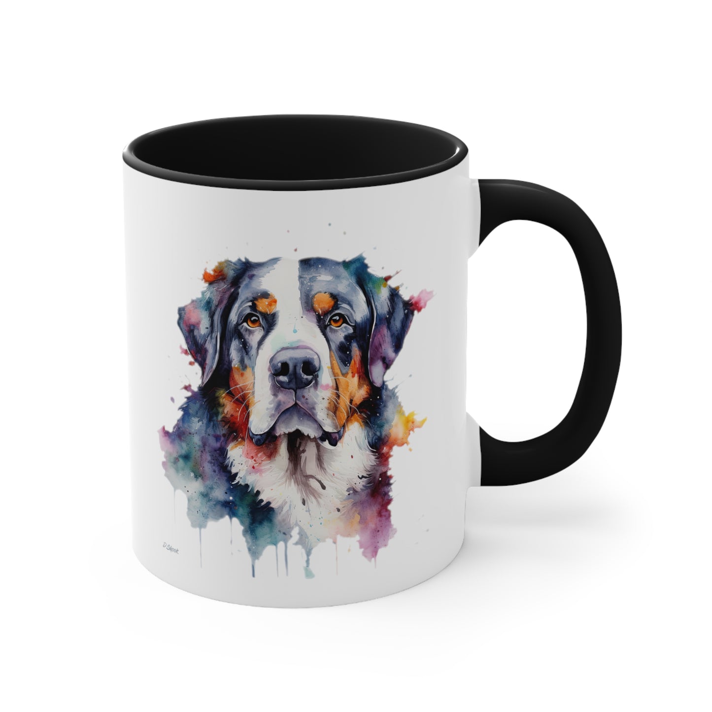 Greater Swiss Mountain Dog 3B Accent Mugs