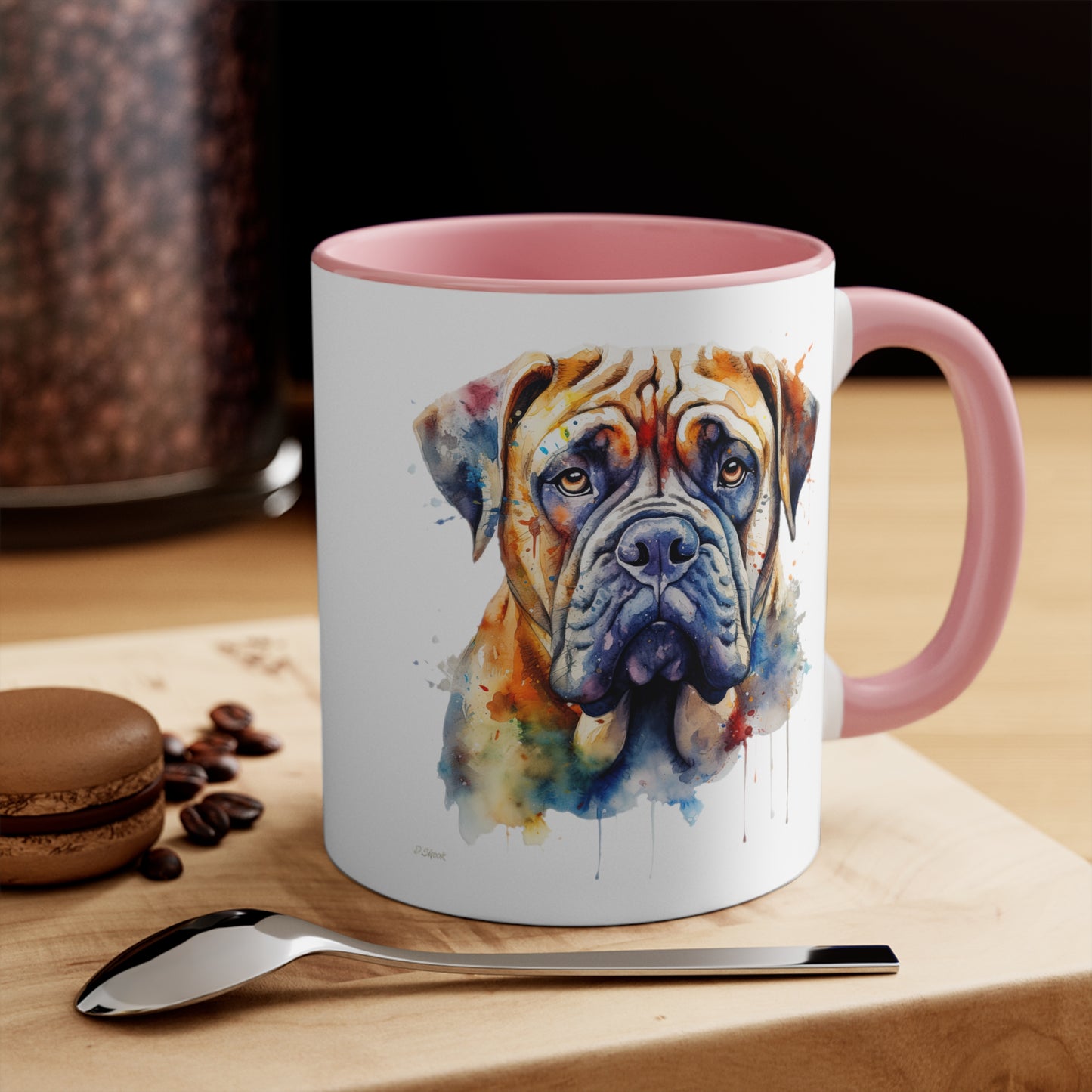 Bullmastiff 3 Accent Mugs