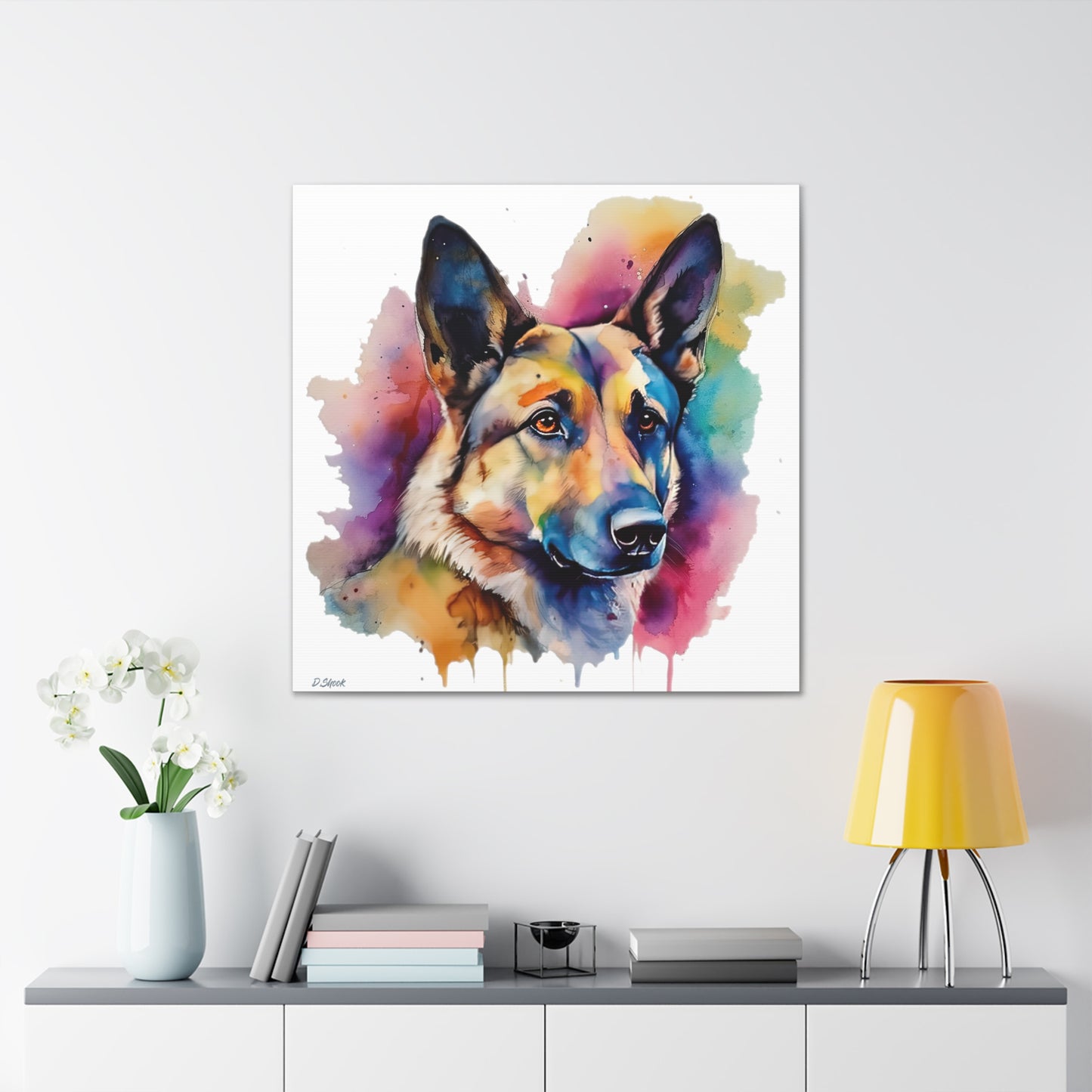 German Sheppard 3B Canvas Gallery Wraps