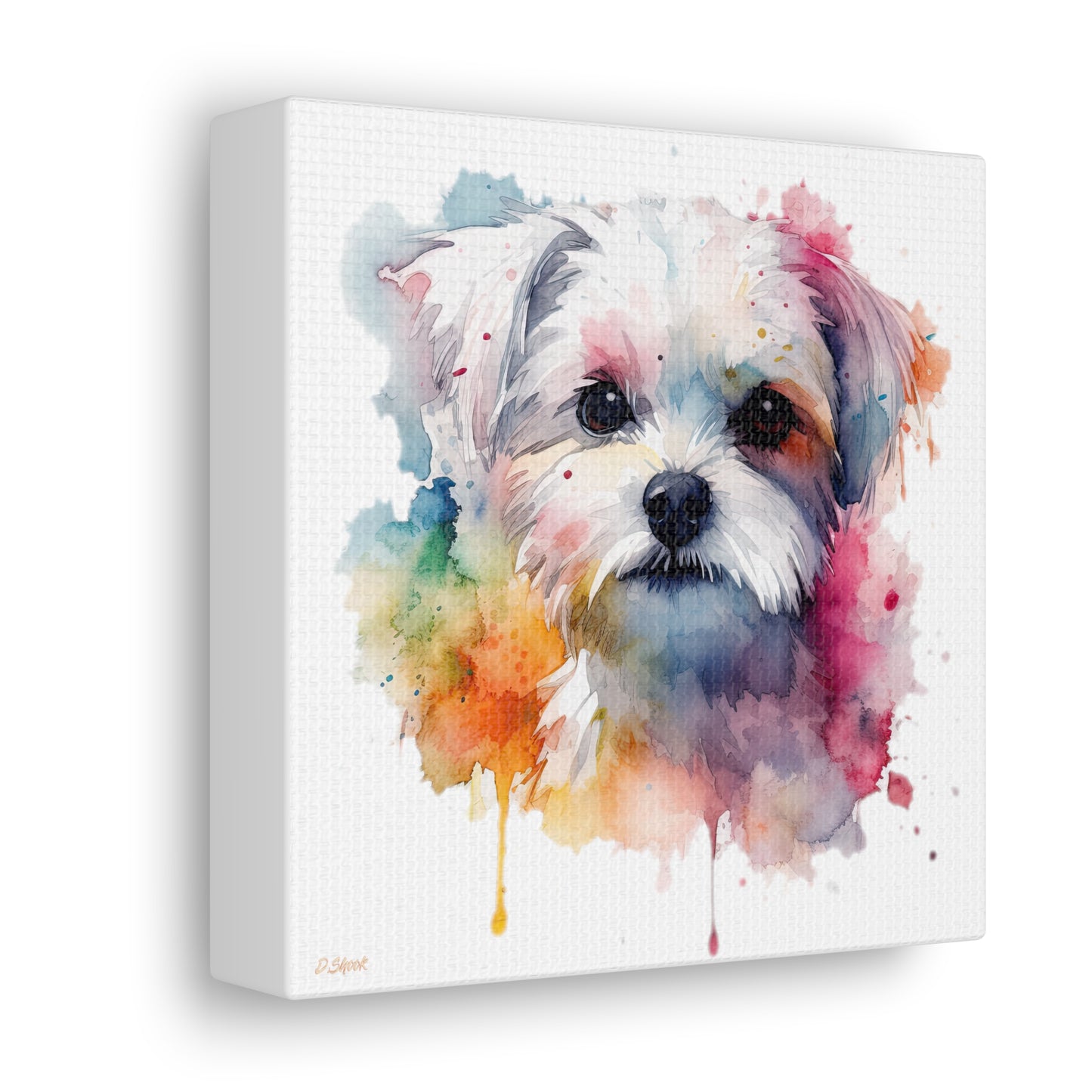 Maltese Dog 1 Canvas Gallery Wraps