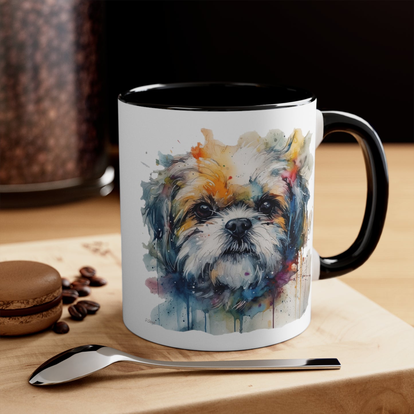 Shih Tzu 3 Accent Mugs