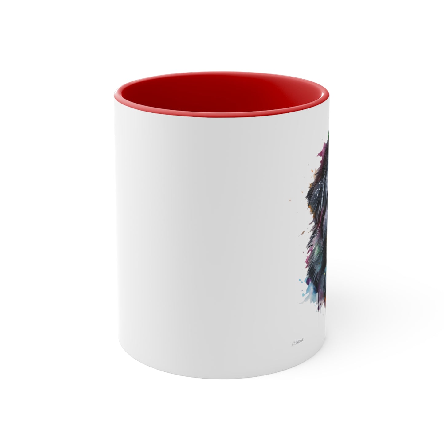 Newfoundland Dog 2 Accent Mugs