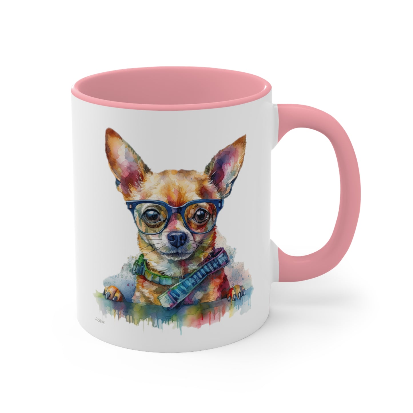 Chihuahua 4 Accent Mugs