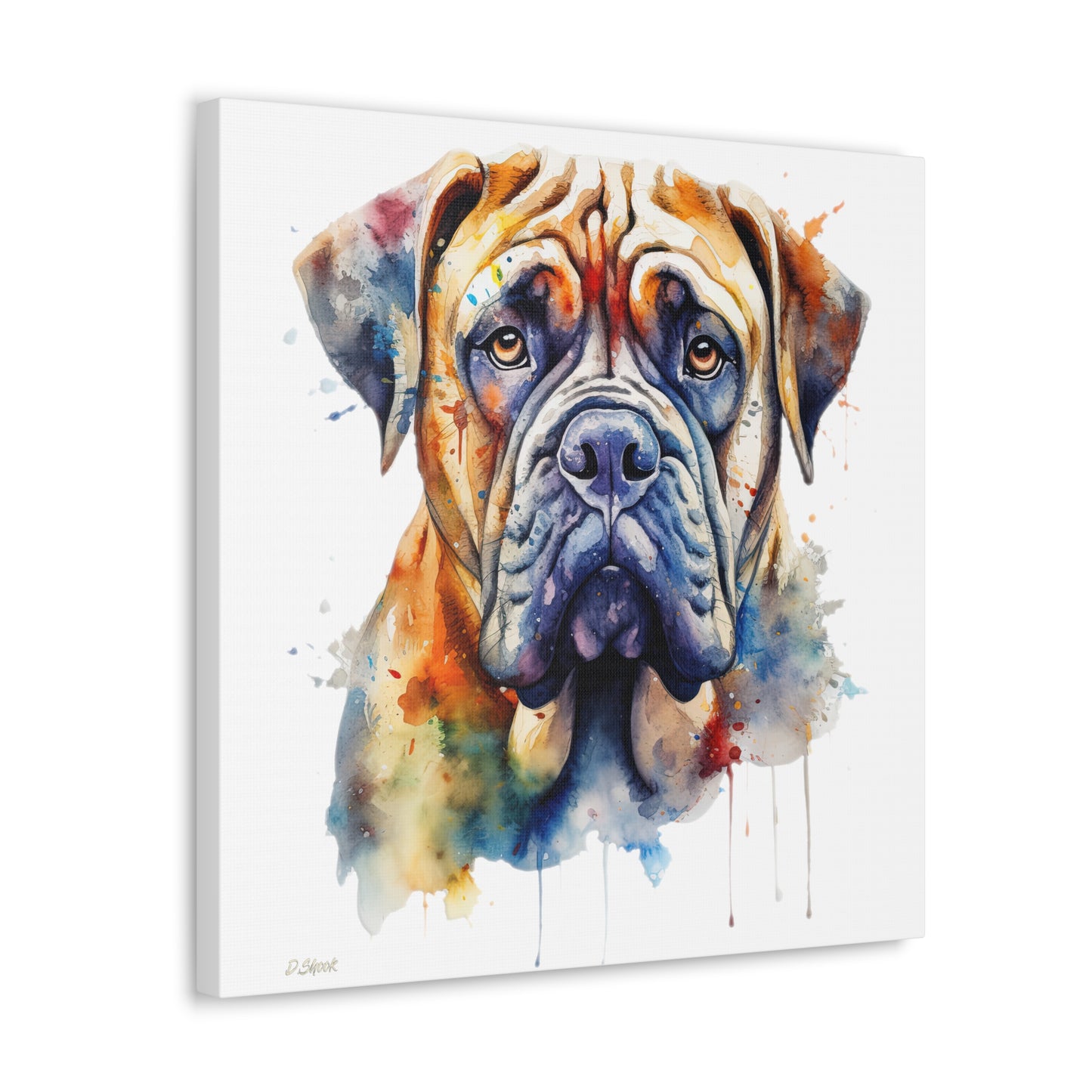 Bullmastiff 3 Canvas Gallery Wraps
