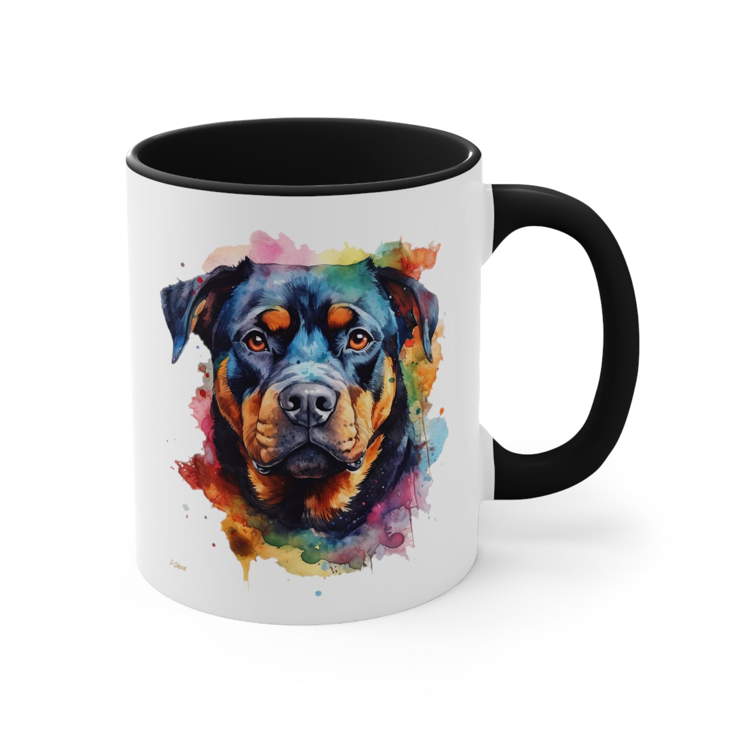 Rottweiler 1 Accent Mugs