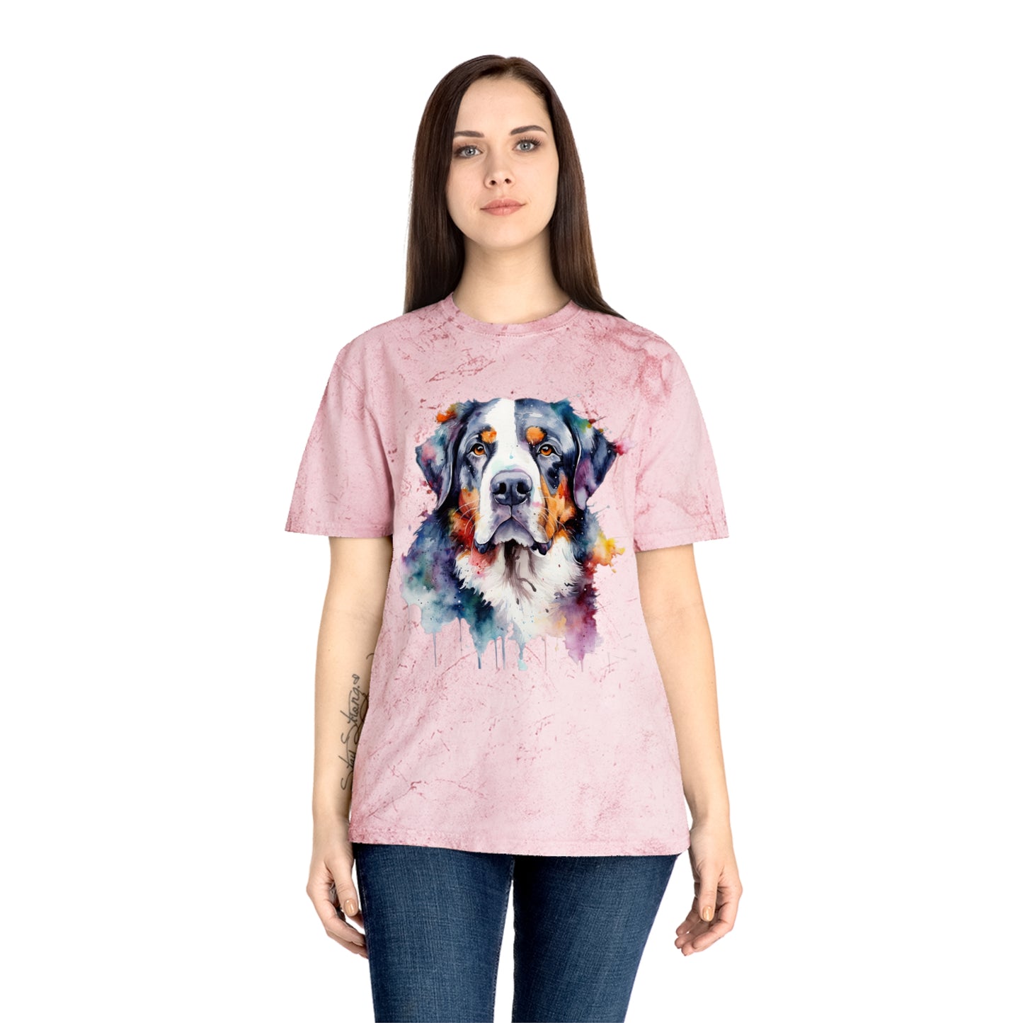 Greater Swiss Mountain Dog 3 Unisex Color Blast T-Shirt