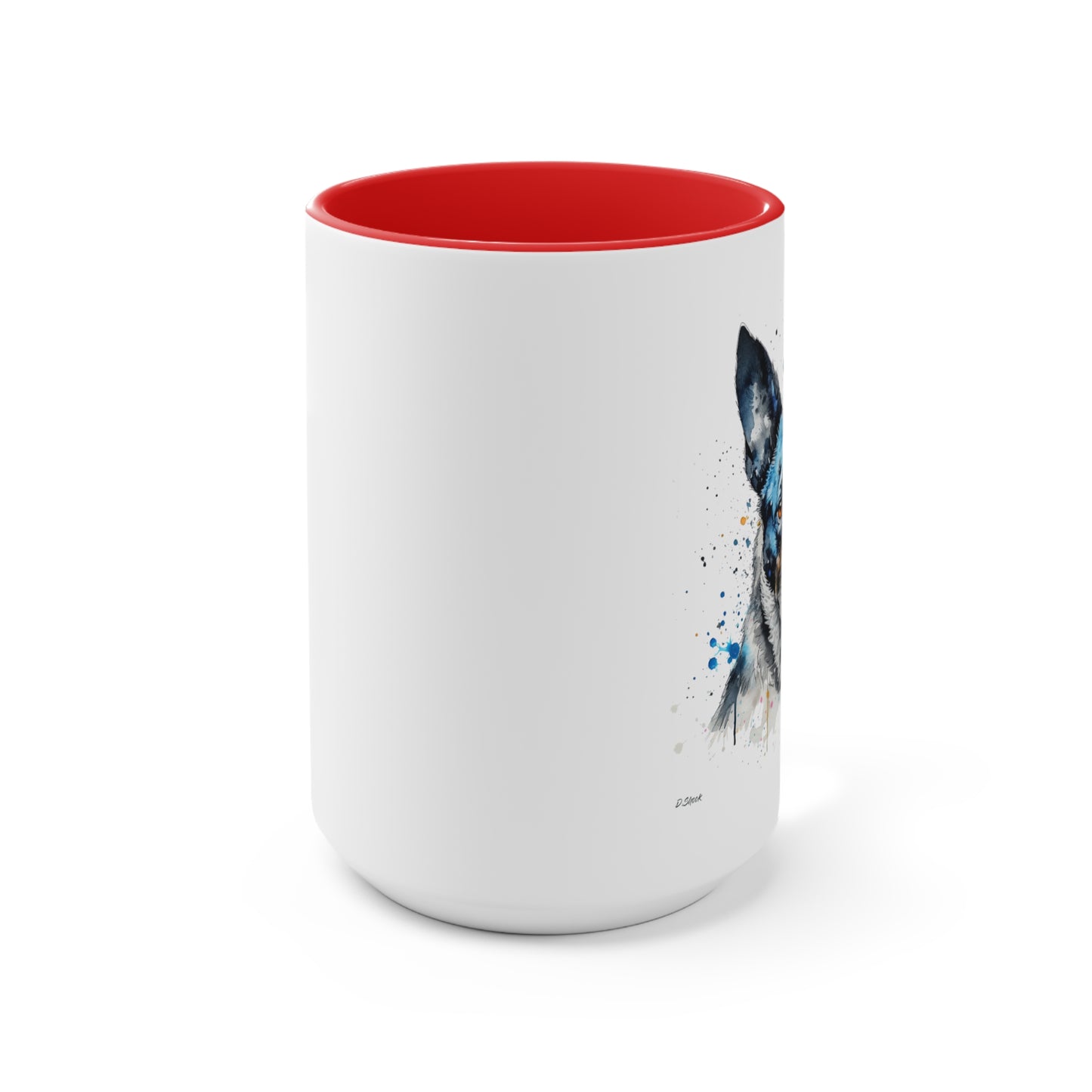 Blue Heeler 1 Accent Mugs