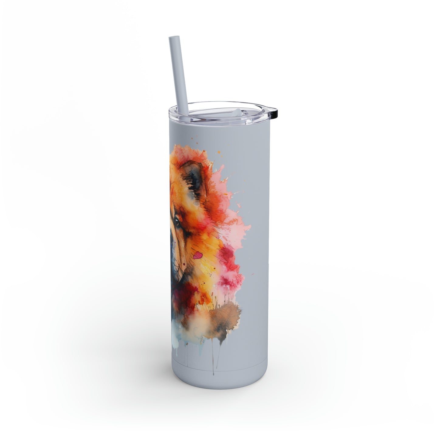 Chow Chow 1 Maars Maker Skinny Matte Tumbler, 20oz