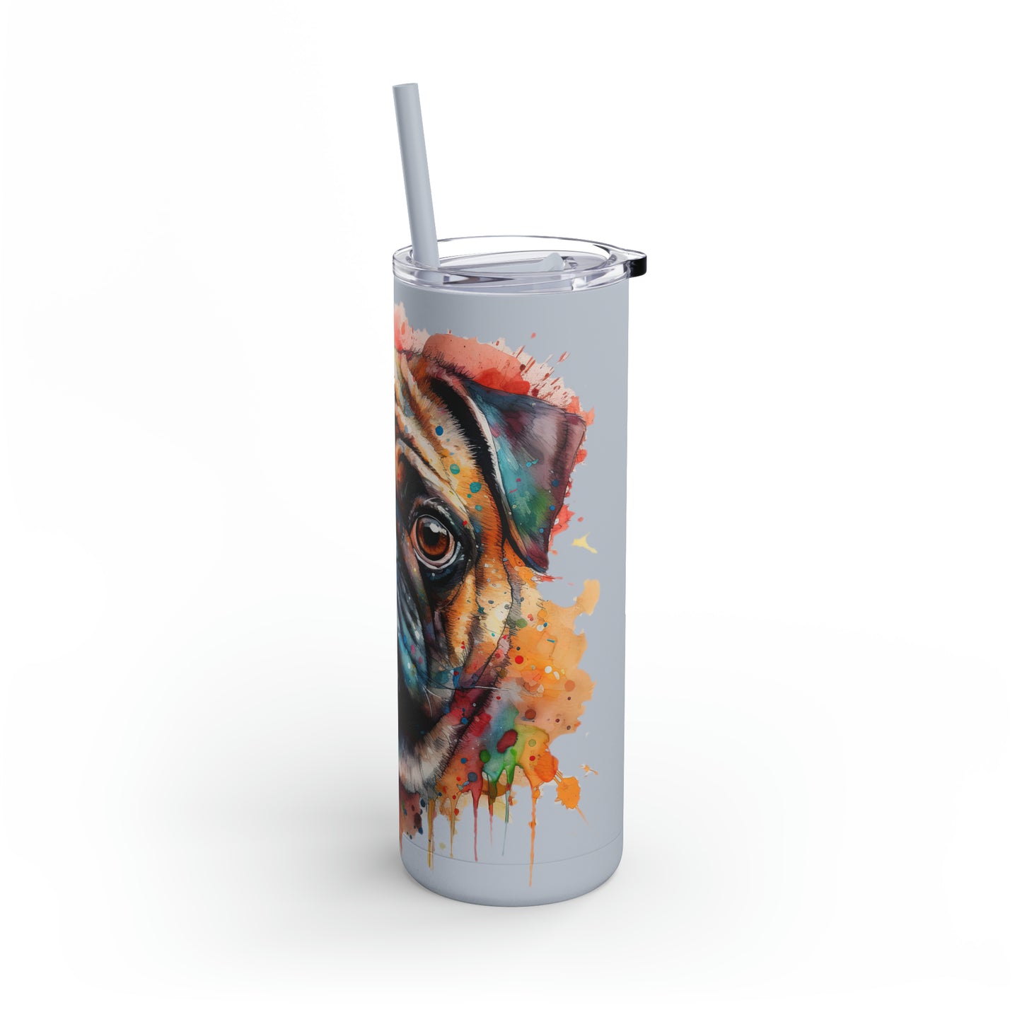 Pug 4 Maars Maker Skinny Matte Tumbler, 20oz